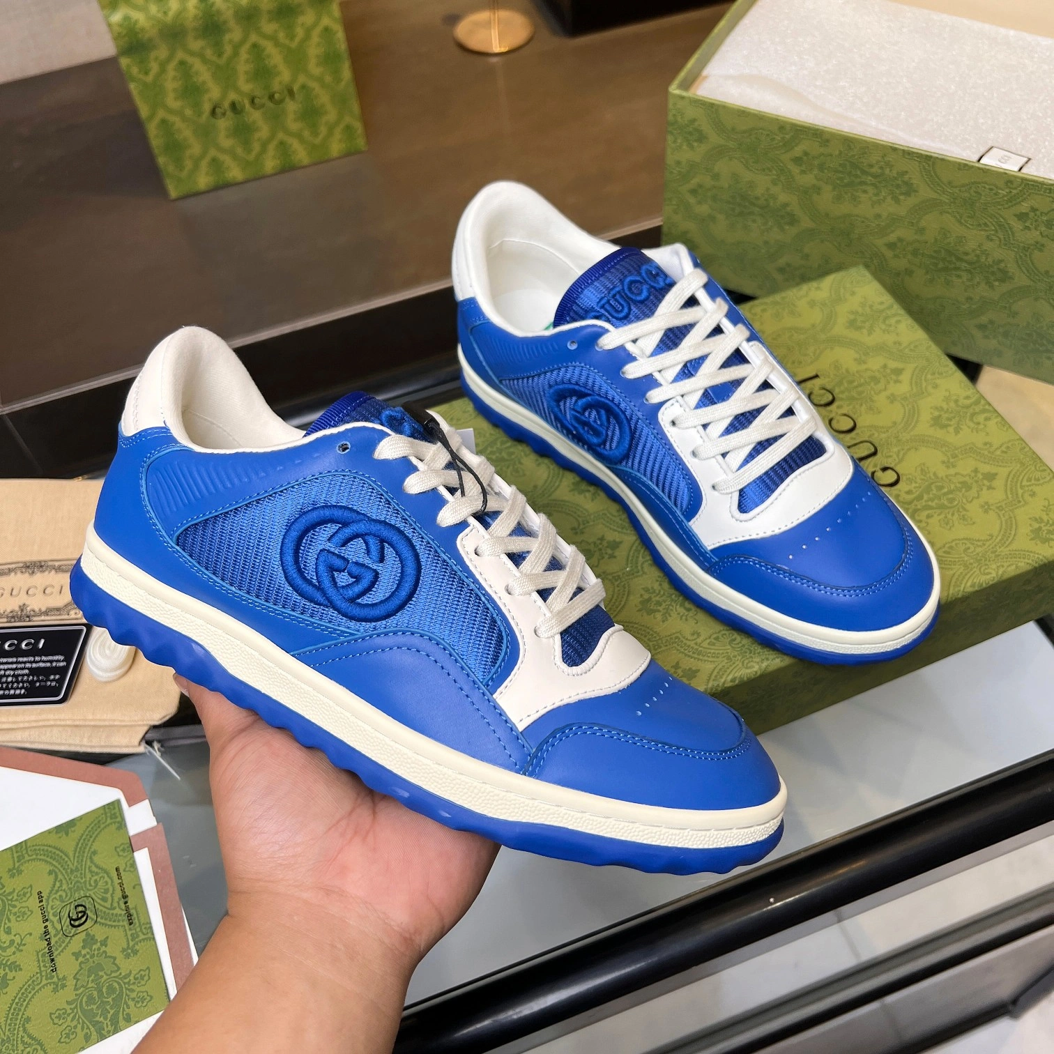 G*ucci Top Sneaker Low Tianyi 20240811- Sustainable 3421