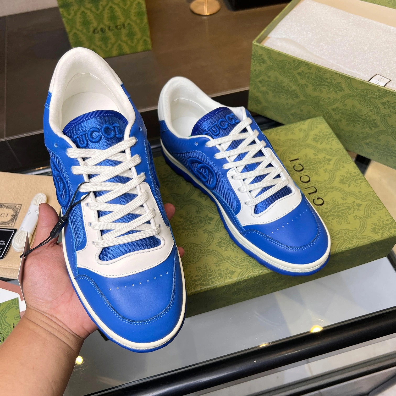 G*ucci Top Sneaker Low Tianyi 20240811- Sustainable 3421