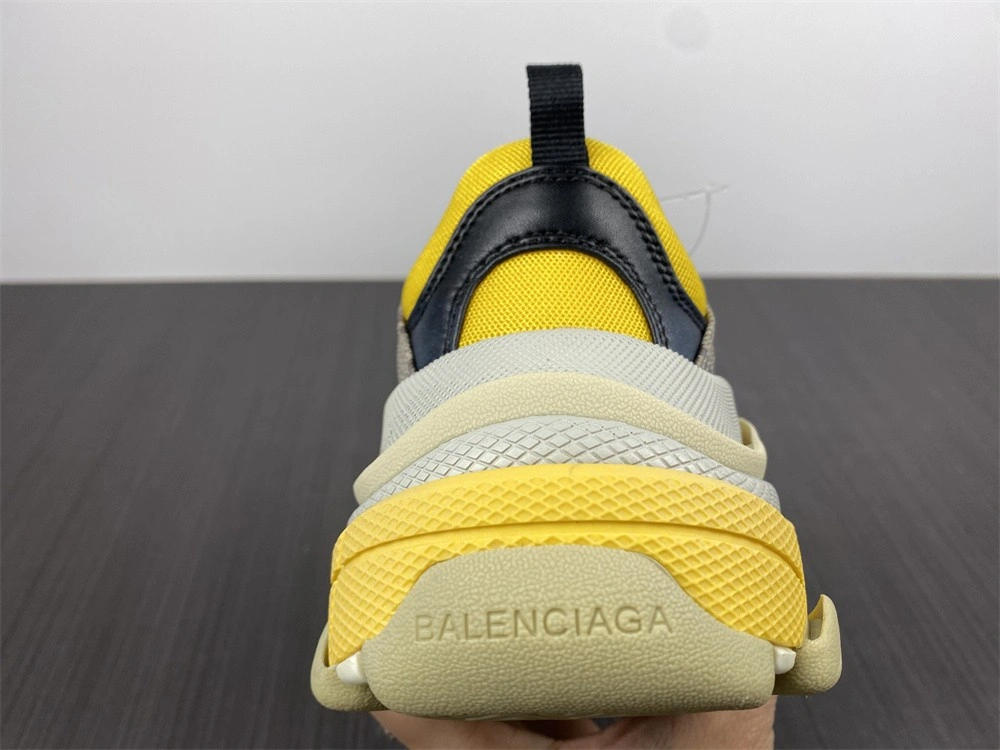 SunProtective G*ucci x B*alenciaga The Hacker Project Triple S Beige Green Yellow 681067UMO20 3472