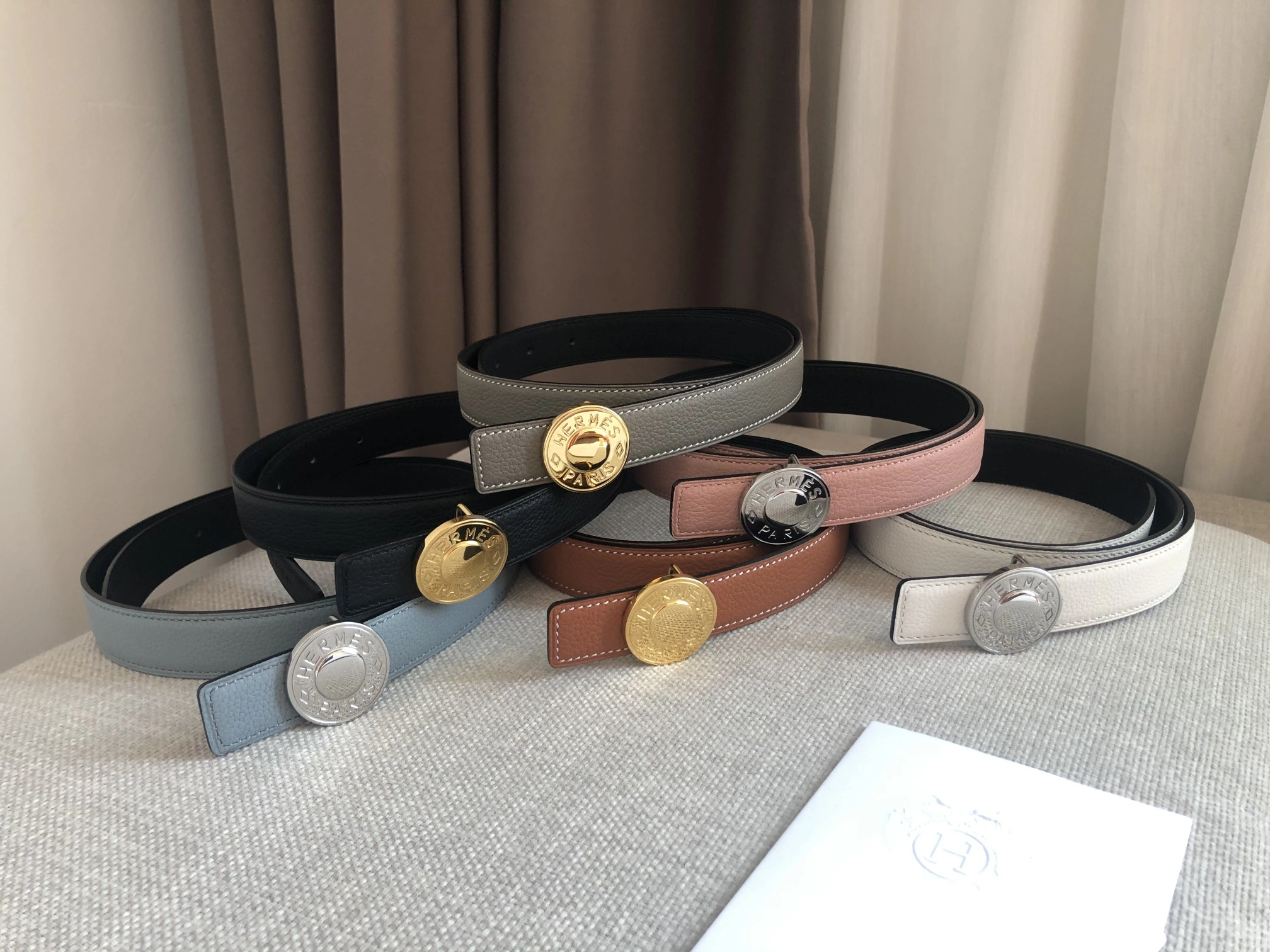 SmoothTexture H*ermes Belts Top Quality 24mm 16383