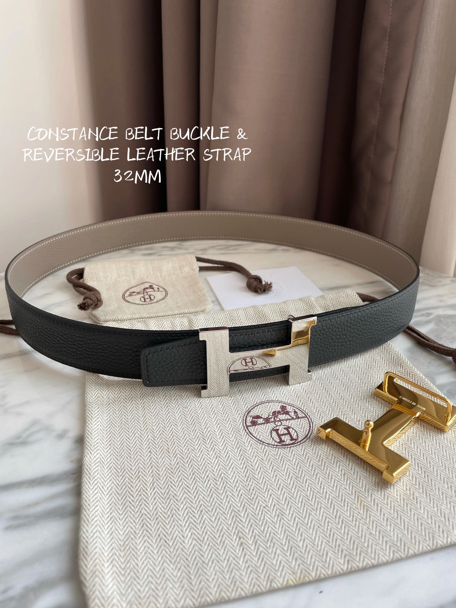 H*ermes Belts Top Quality 32mm Fashionable 16385