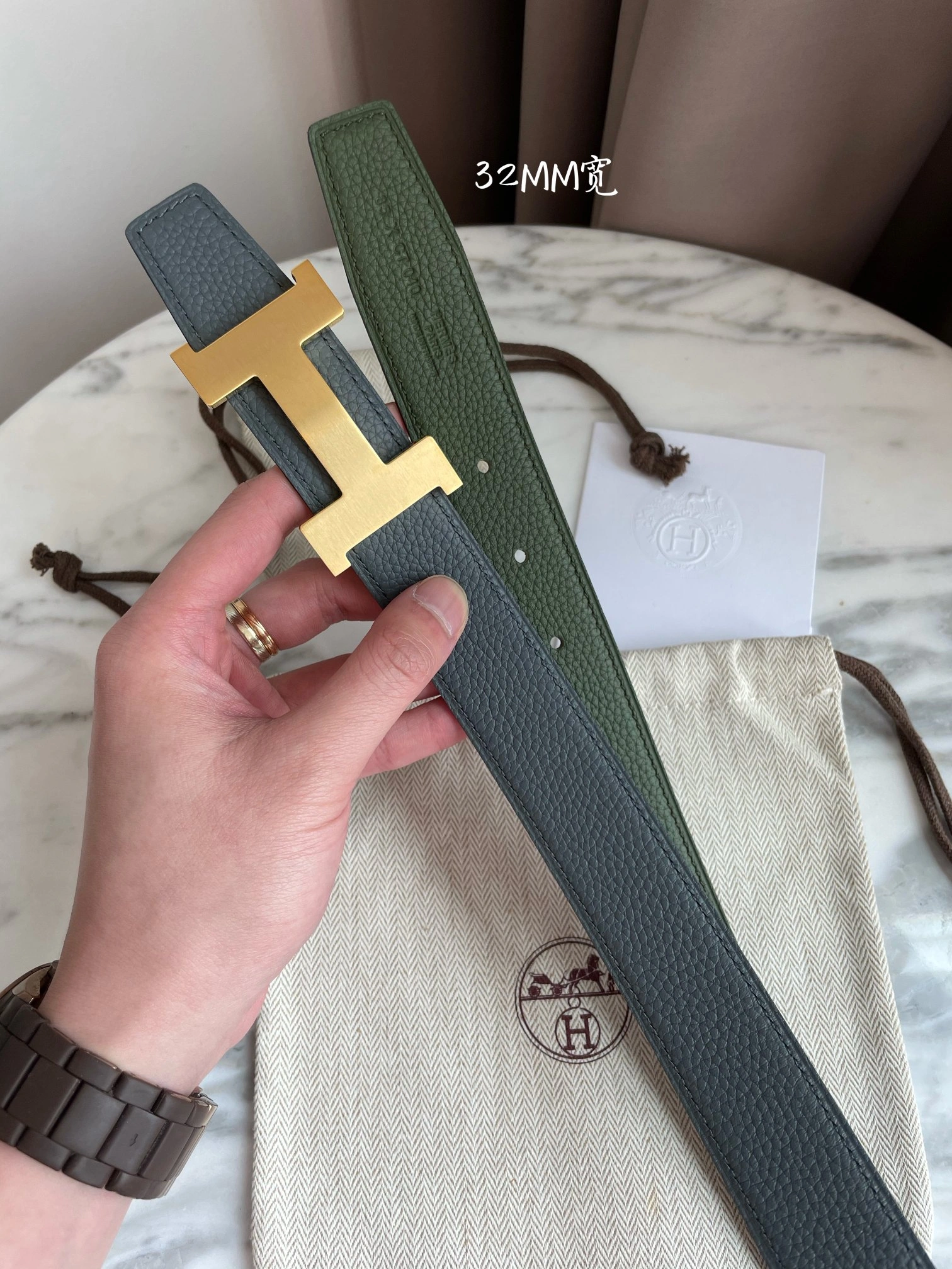 H*ermes Belts Top Quality 32mm Fashionable 16385