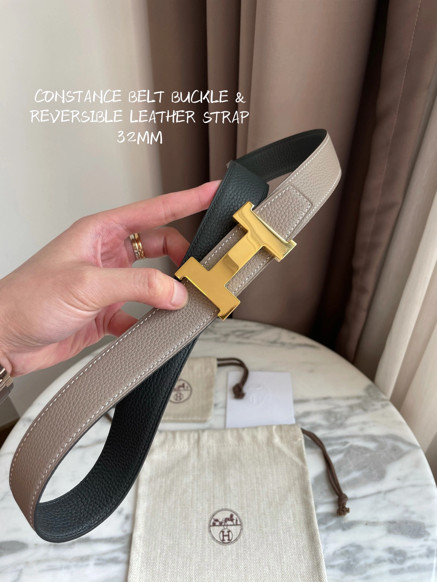 H*ermes Belts Top Quality 32mm Fashionable 16385