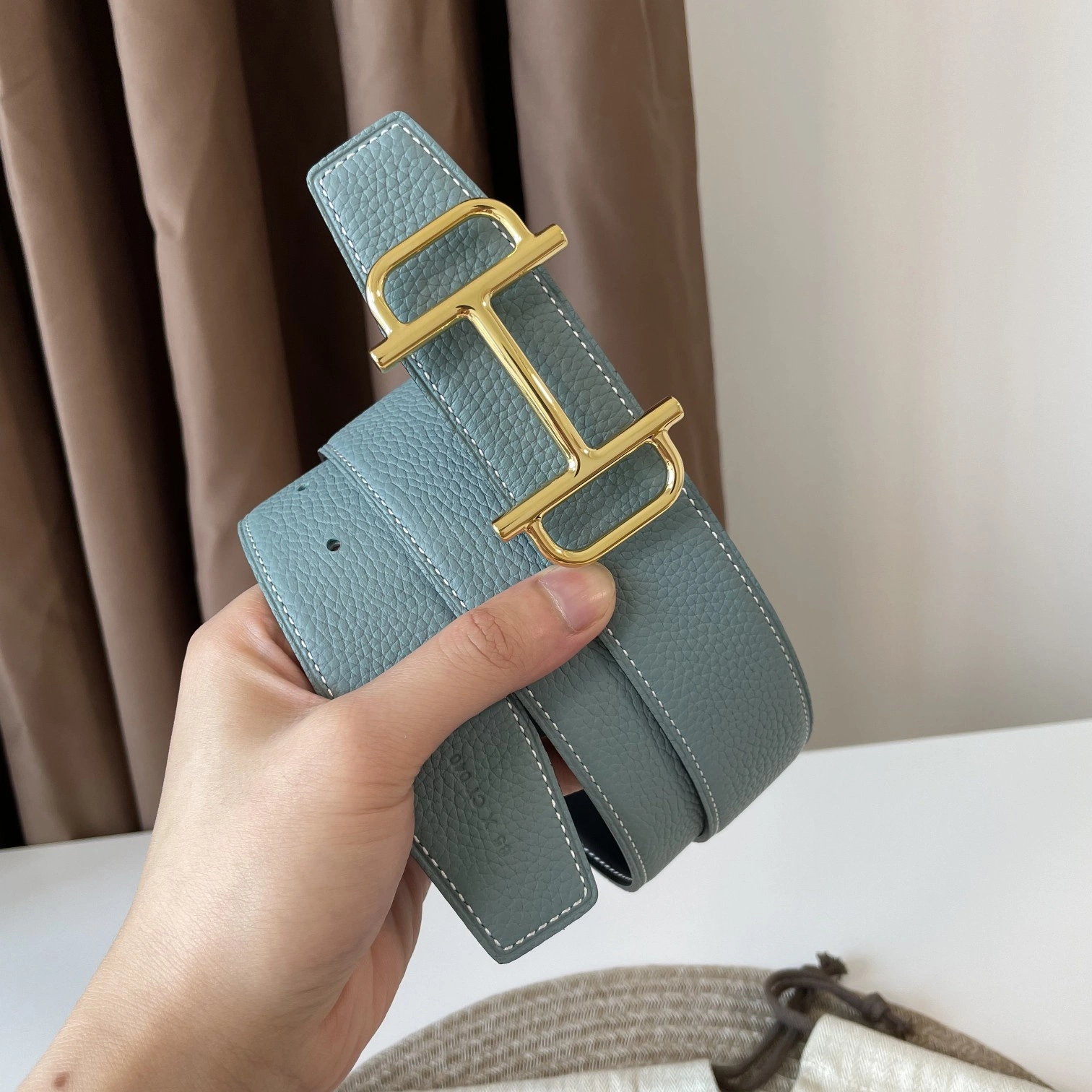 Bright H*ermes Belts Top Version 16397