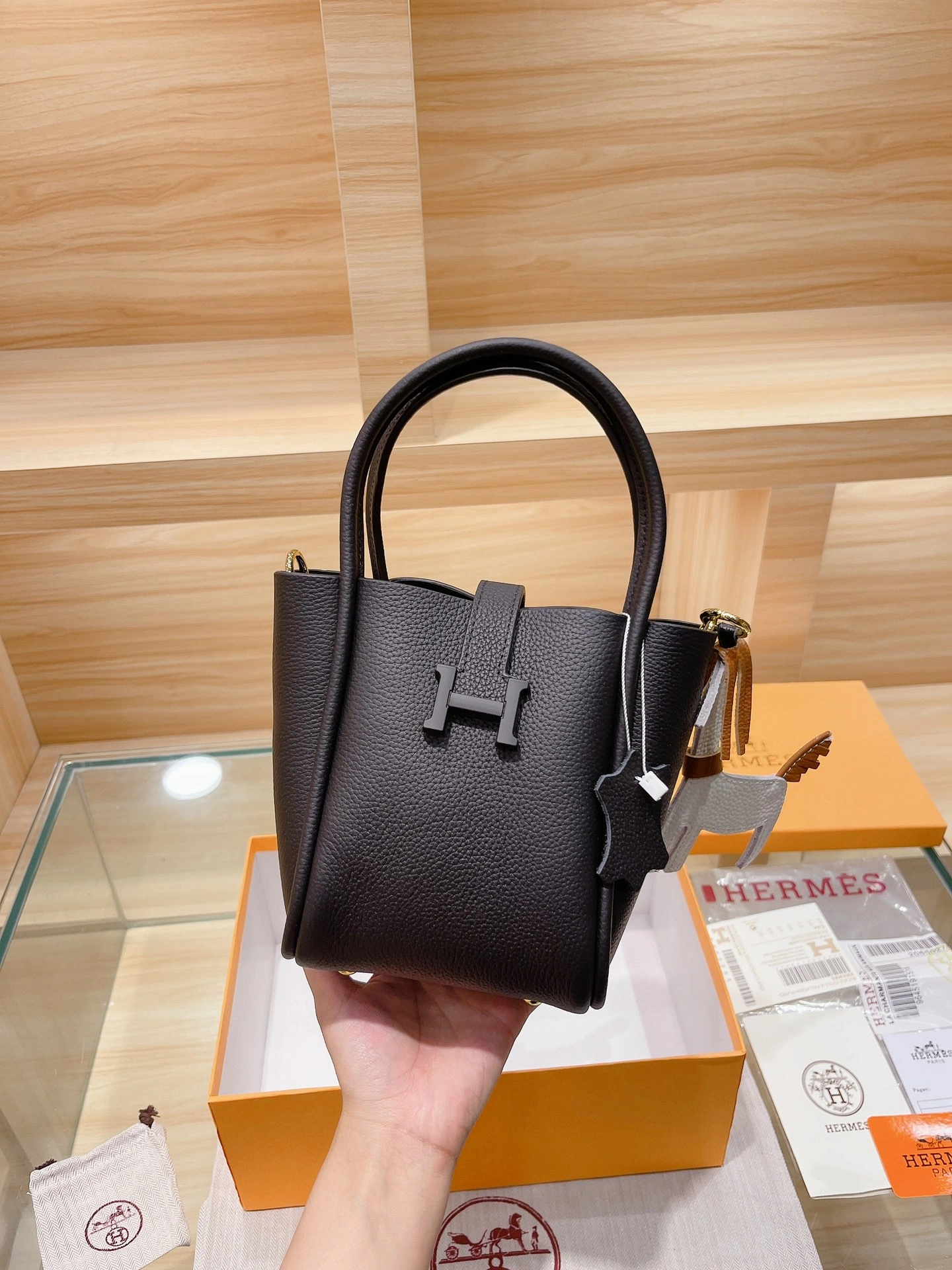 H*ermes Top Bag 15*18cm Sporty 9723