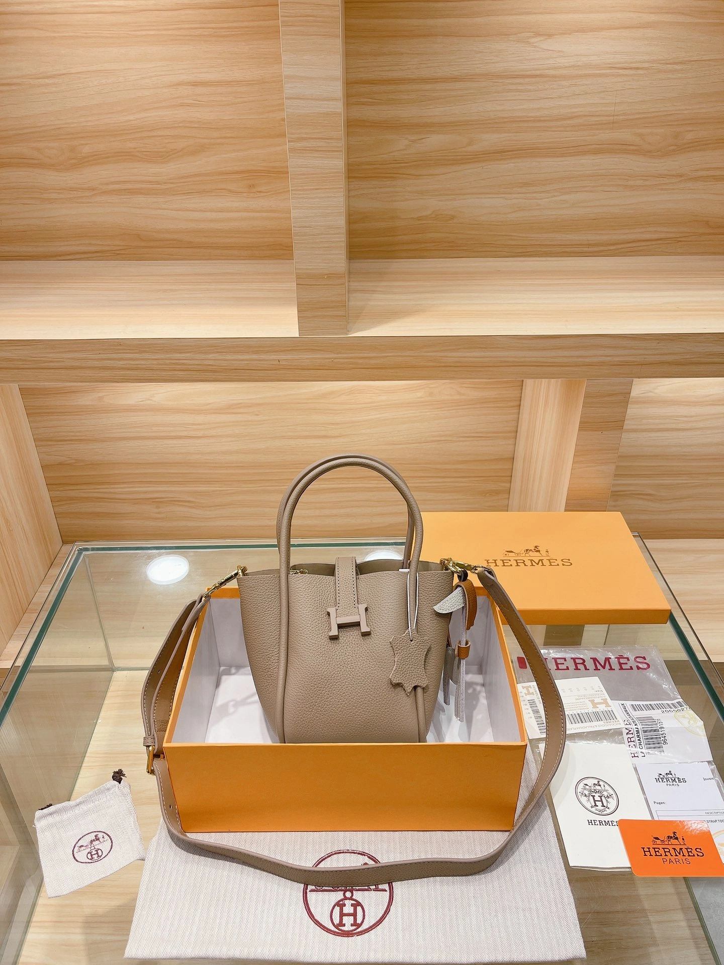H*ermes Top Bag 15*18cm Snug 9721