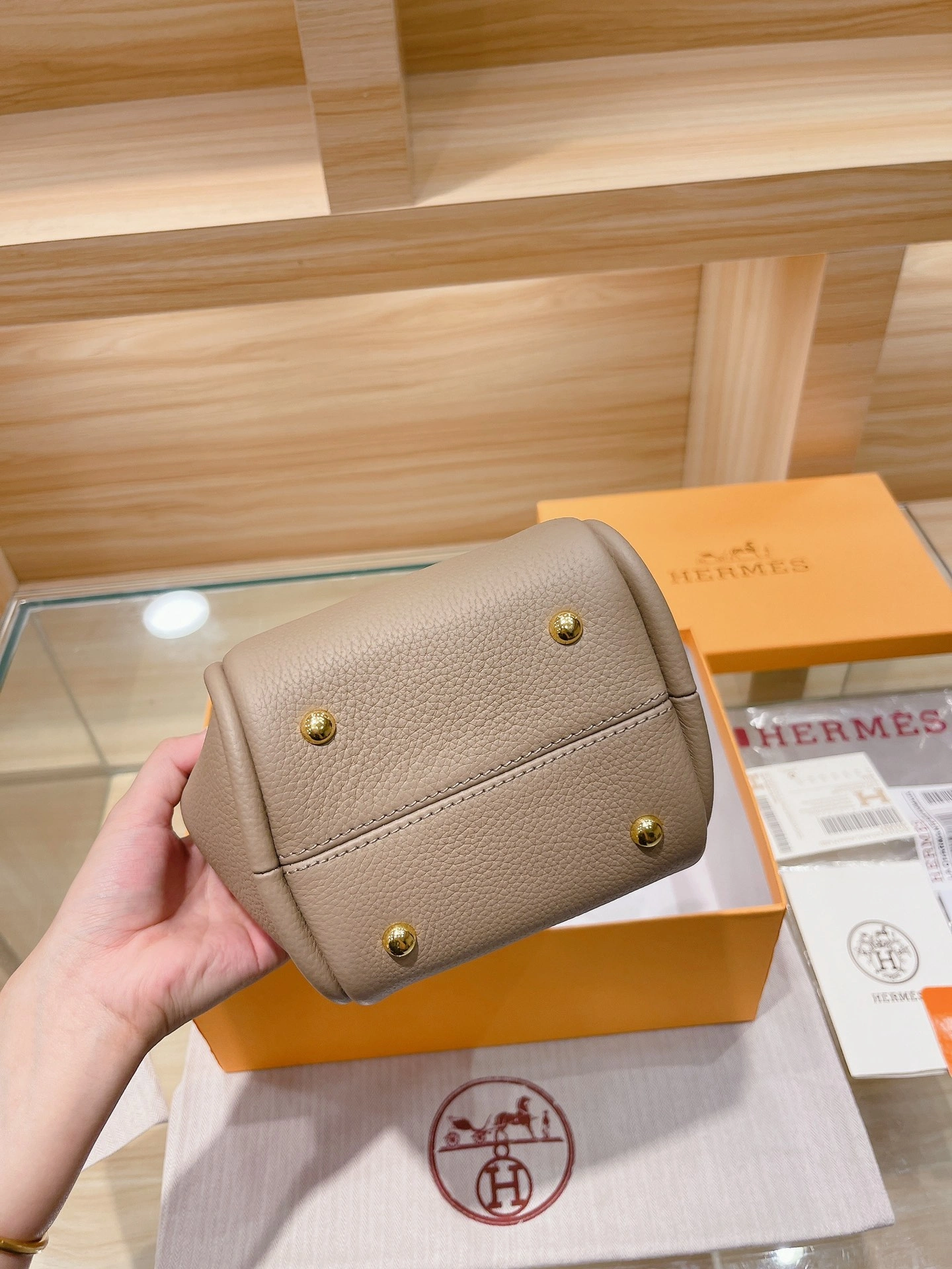 H*ermes Top Bag 15*18cm Snug 9721