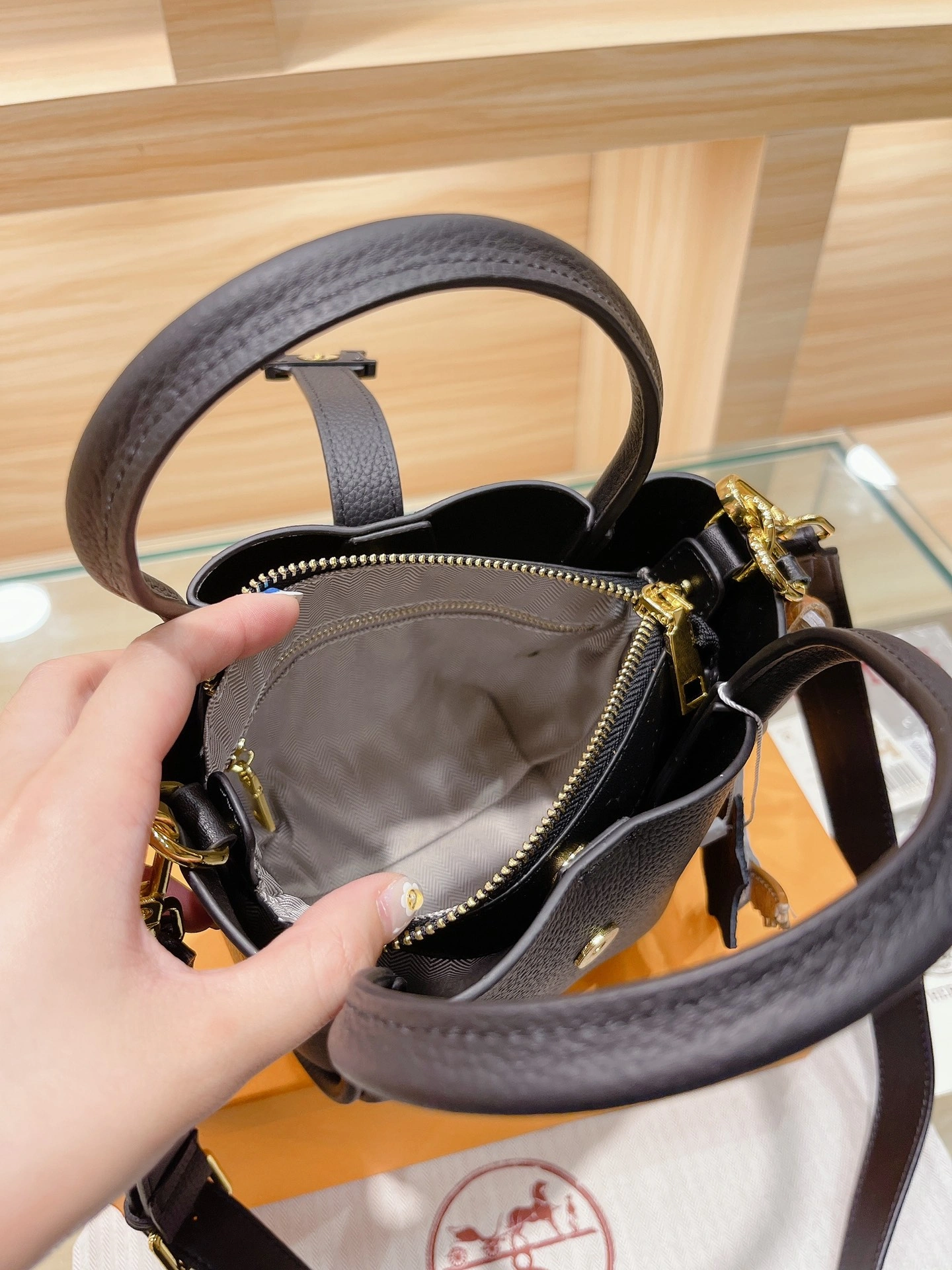 H*ermes Top Bag 15*18cm Sporty 9723