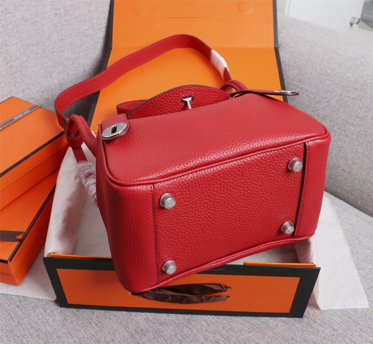 H*ermes Top Bag 20cm Neat 9748