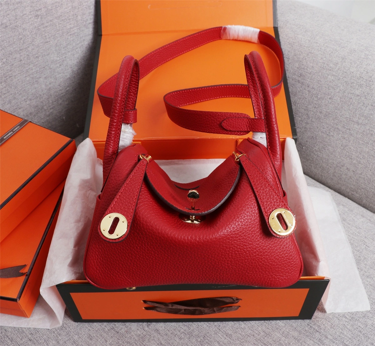 H*ermes Top Bag 20cm Neat 9748