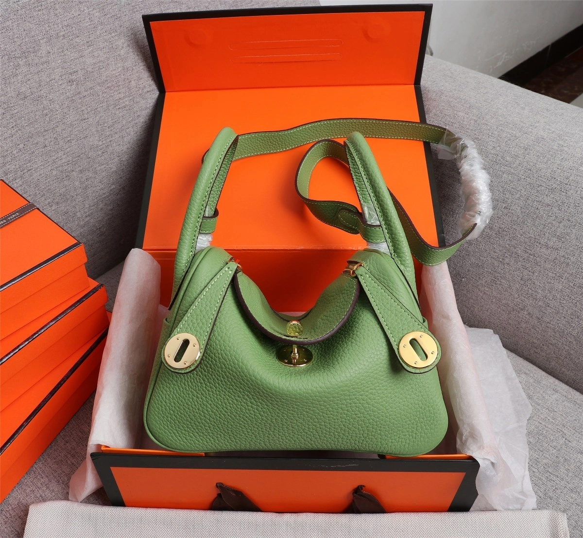 H*ermes Top Bag 20cm Neat 9748