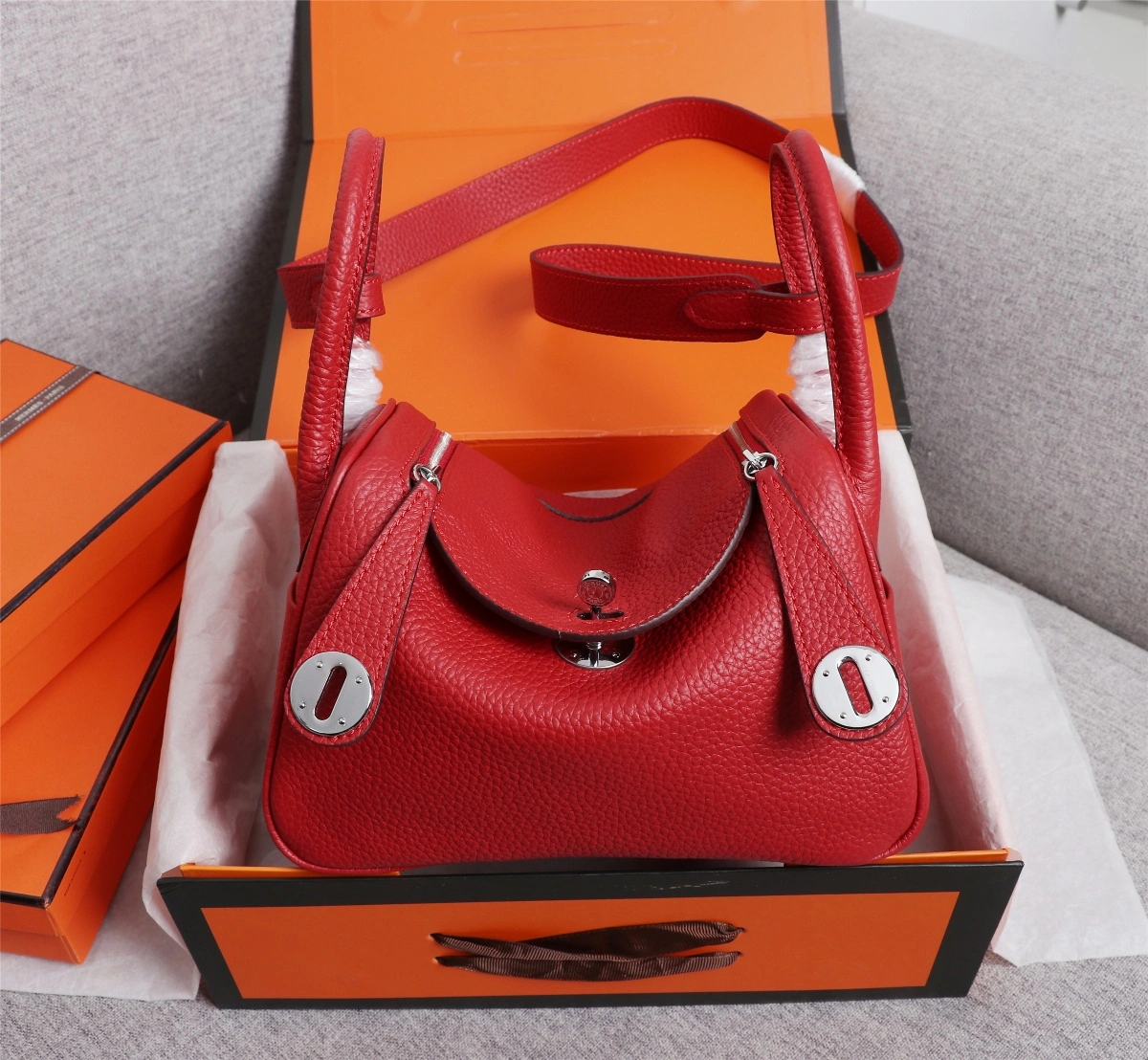 H*ermes Top Bag 20cm Neat 9748