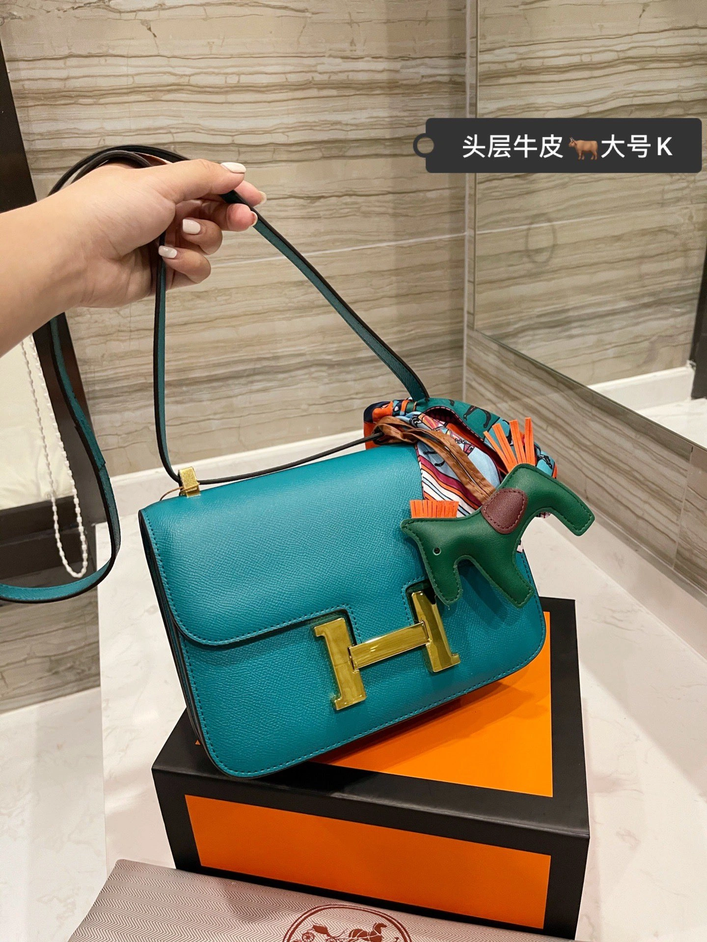 H*ermes Top Bag 24*18CM MultiPurpose 9728