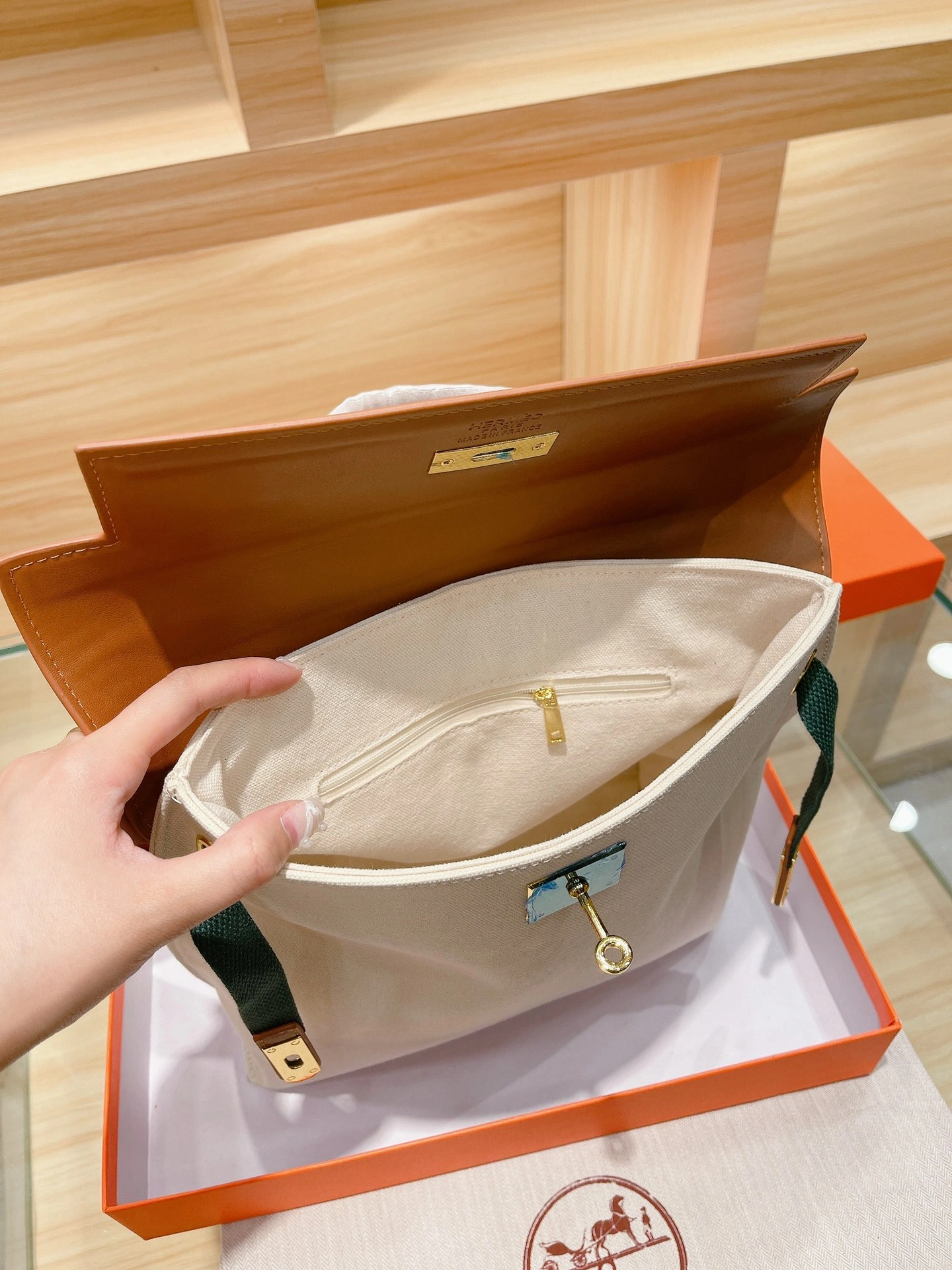 H*ermes Top Bag Popular 9732