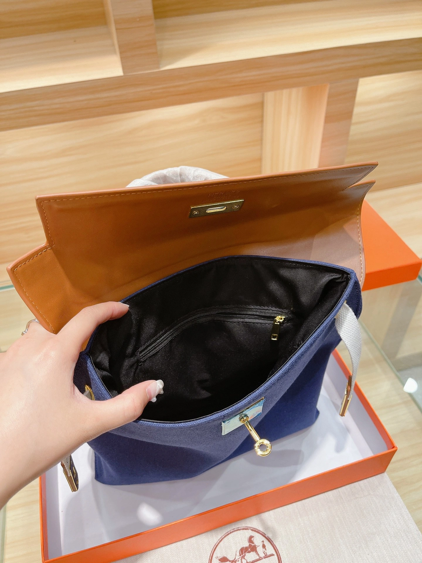 Elegant H*ermes Top Bag 9733
