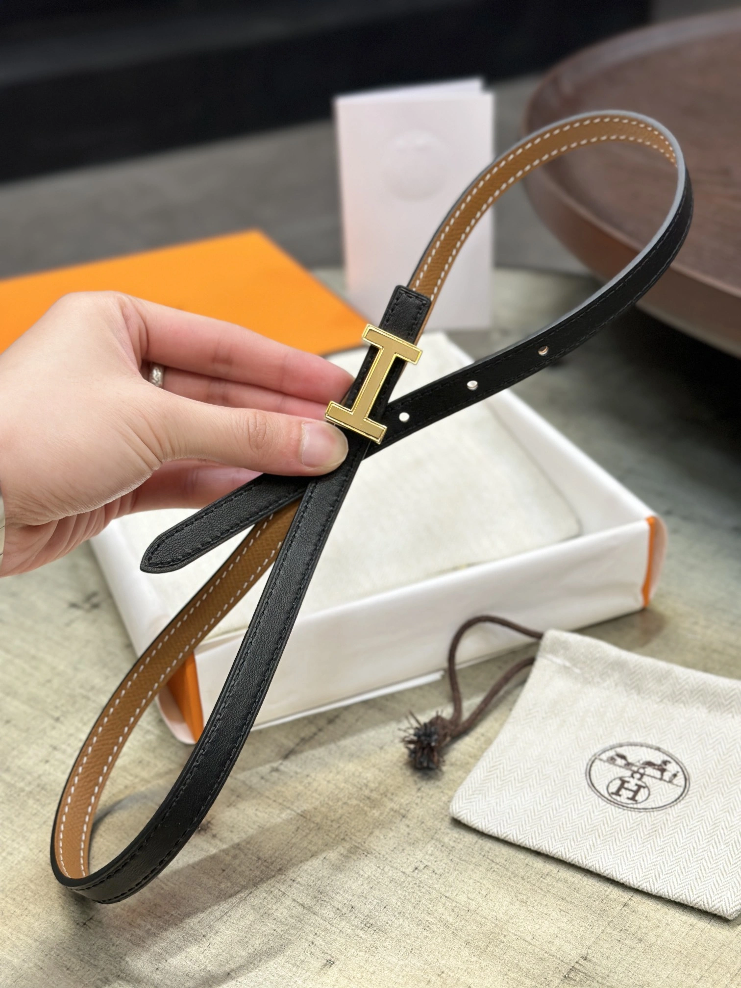Efficient H*ermes Top Belts AT 20230903- 16377