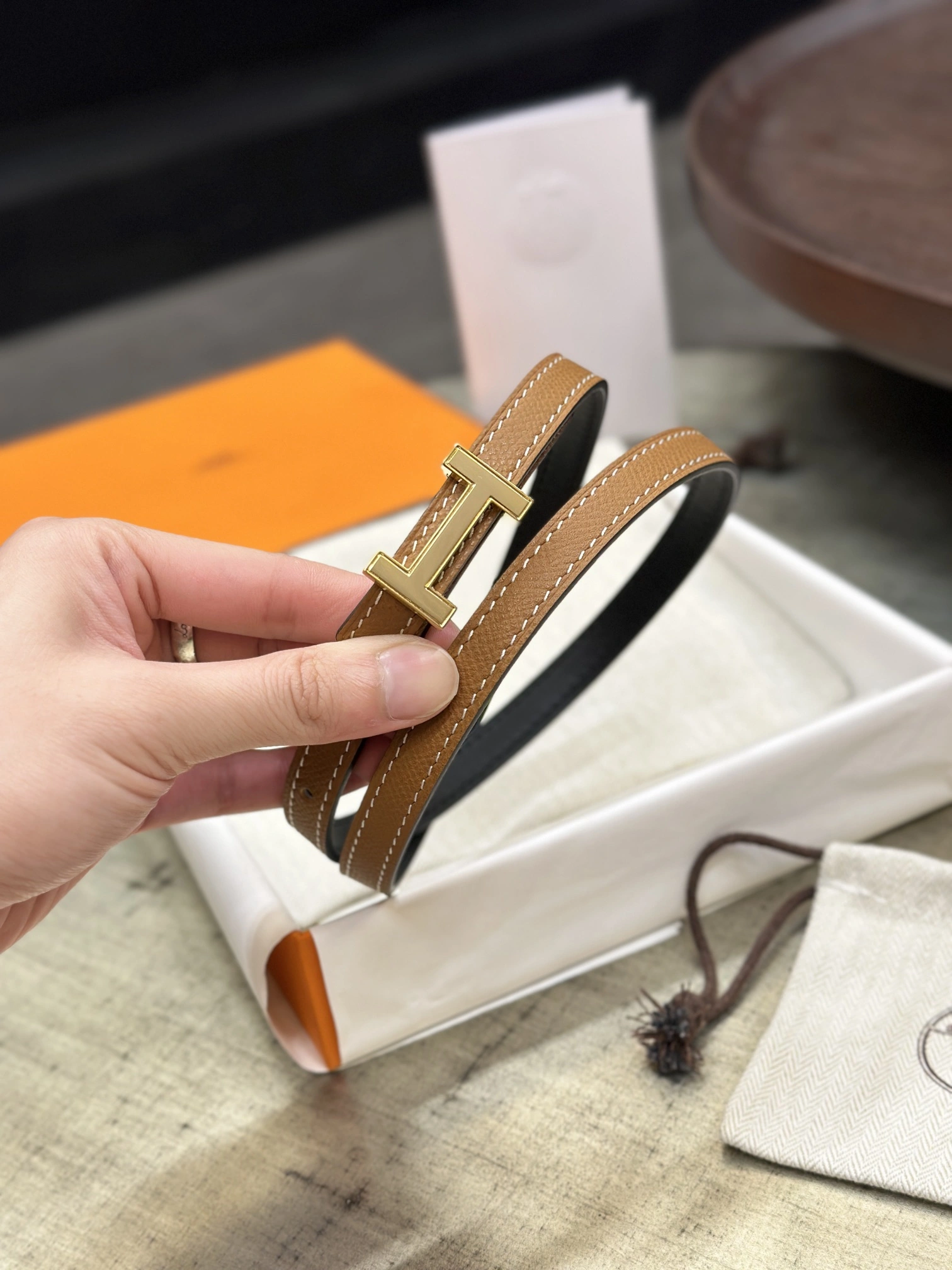 Efficient H*ermes Top Belts AT 20230903- 16377
