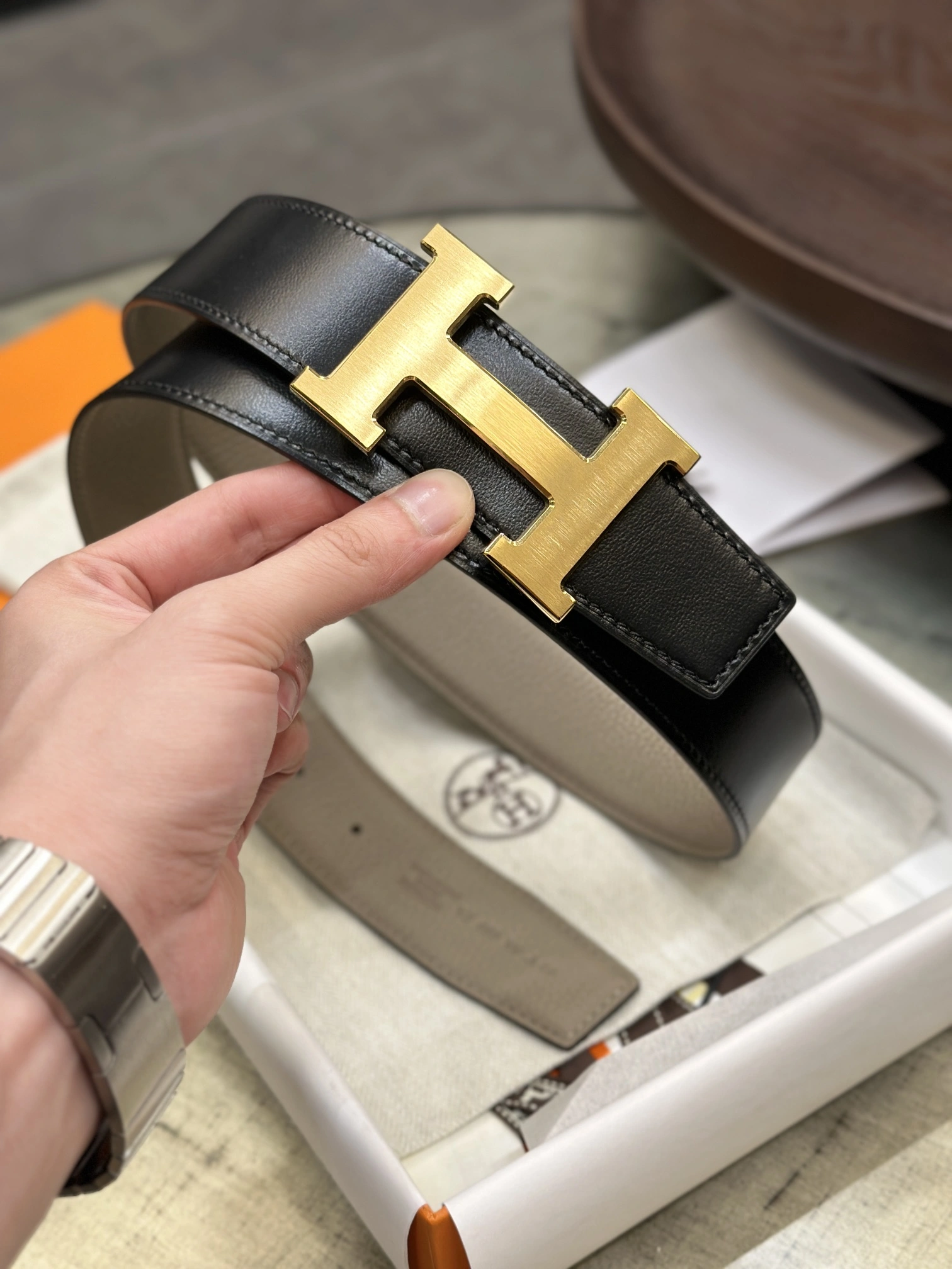 Sophisticated H*ermes Top Belts AT 20230904- 16360