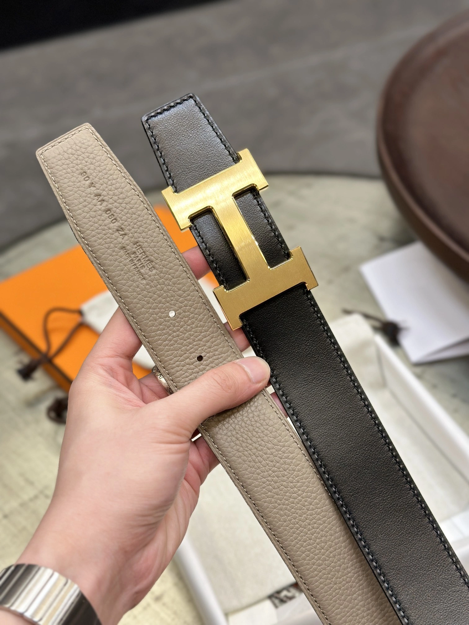 Sophisticated H*ermes Top Belts AT 20230904- 16360