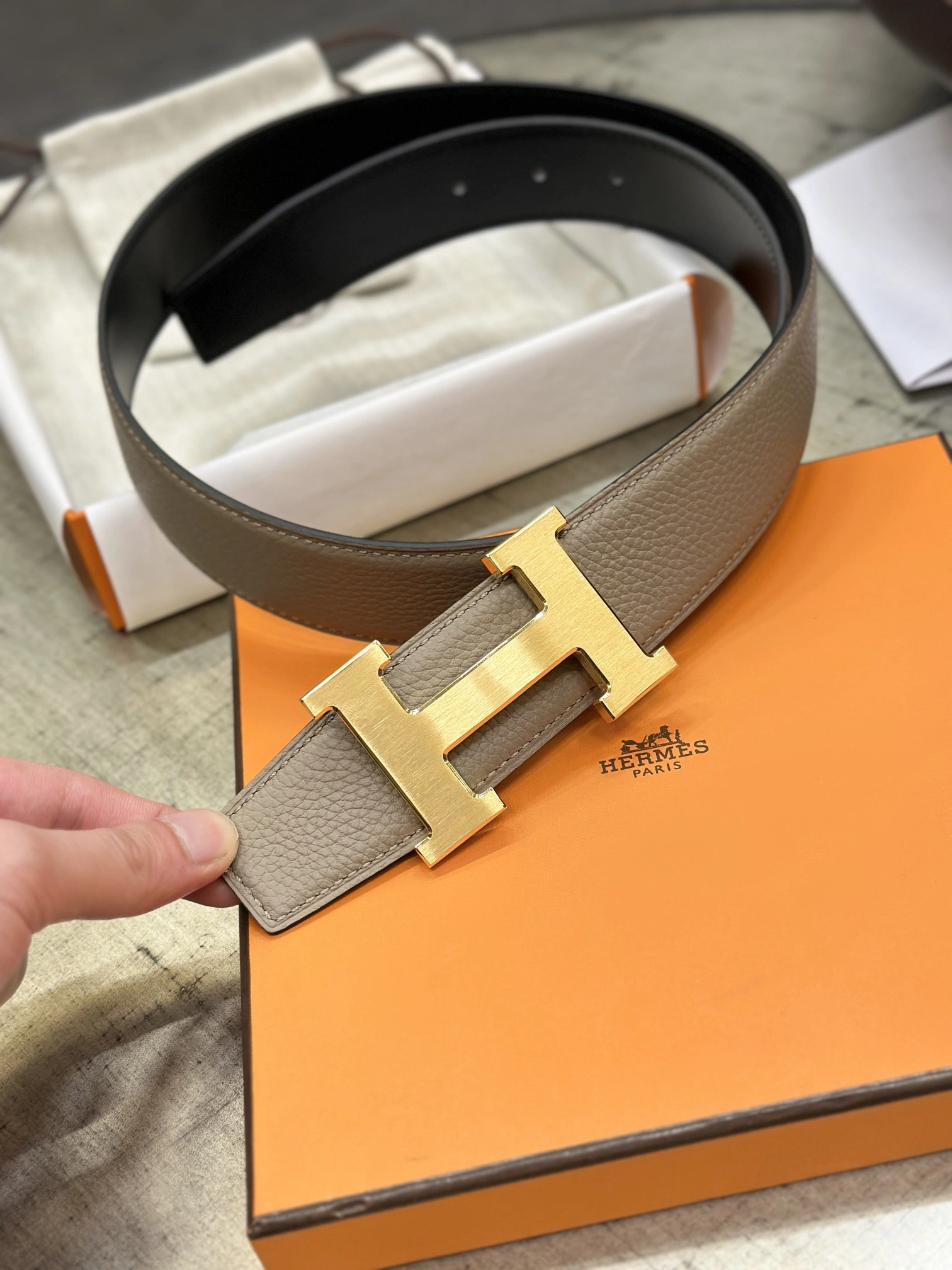 Sophisticated H*ermes Top Belts AT 20230904- 16360