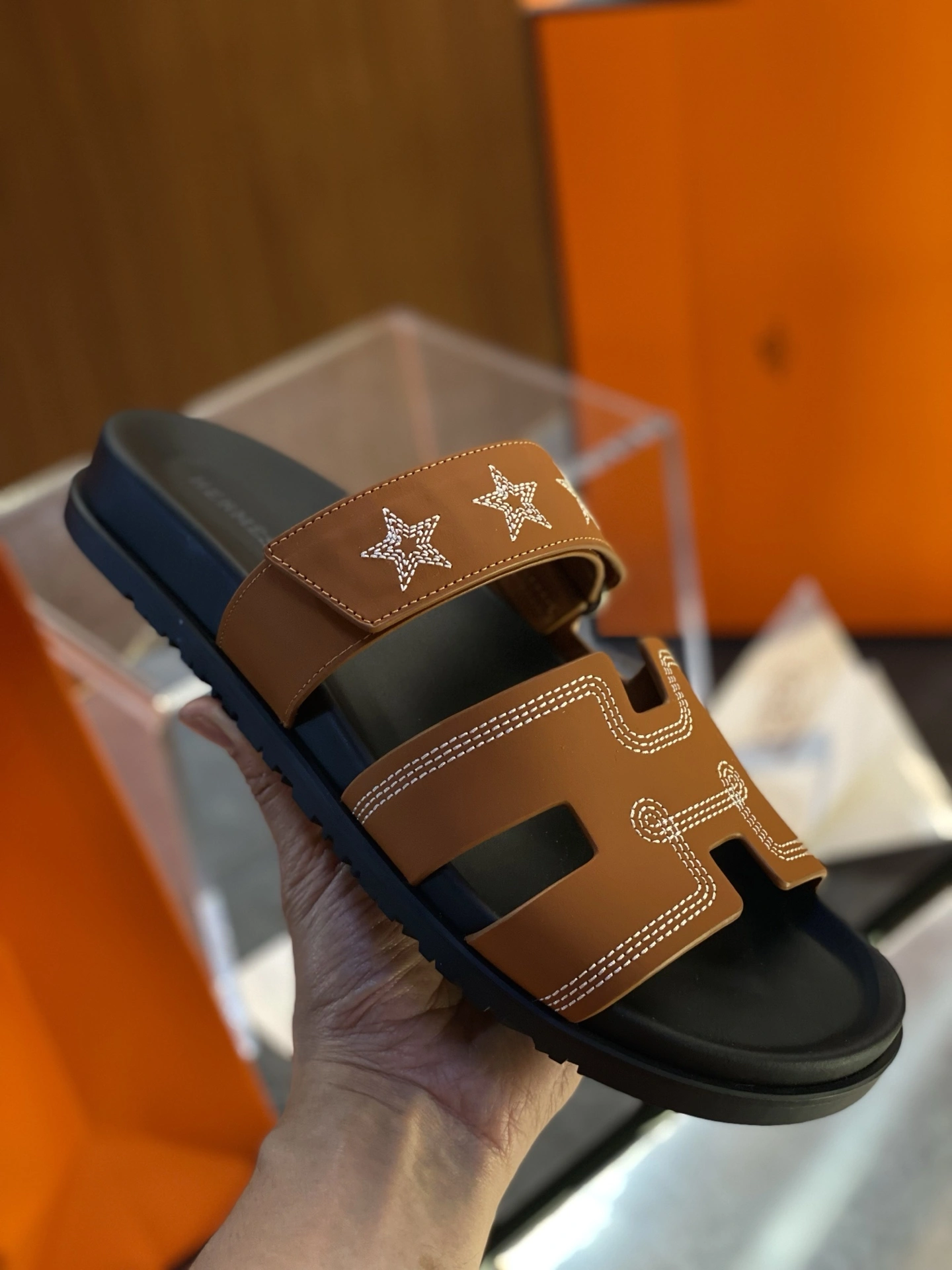 Breathable H*ermes Top Sandals&Slippers RR 20250417- 6779