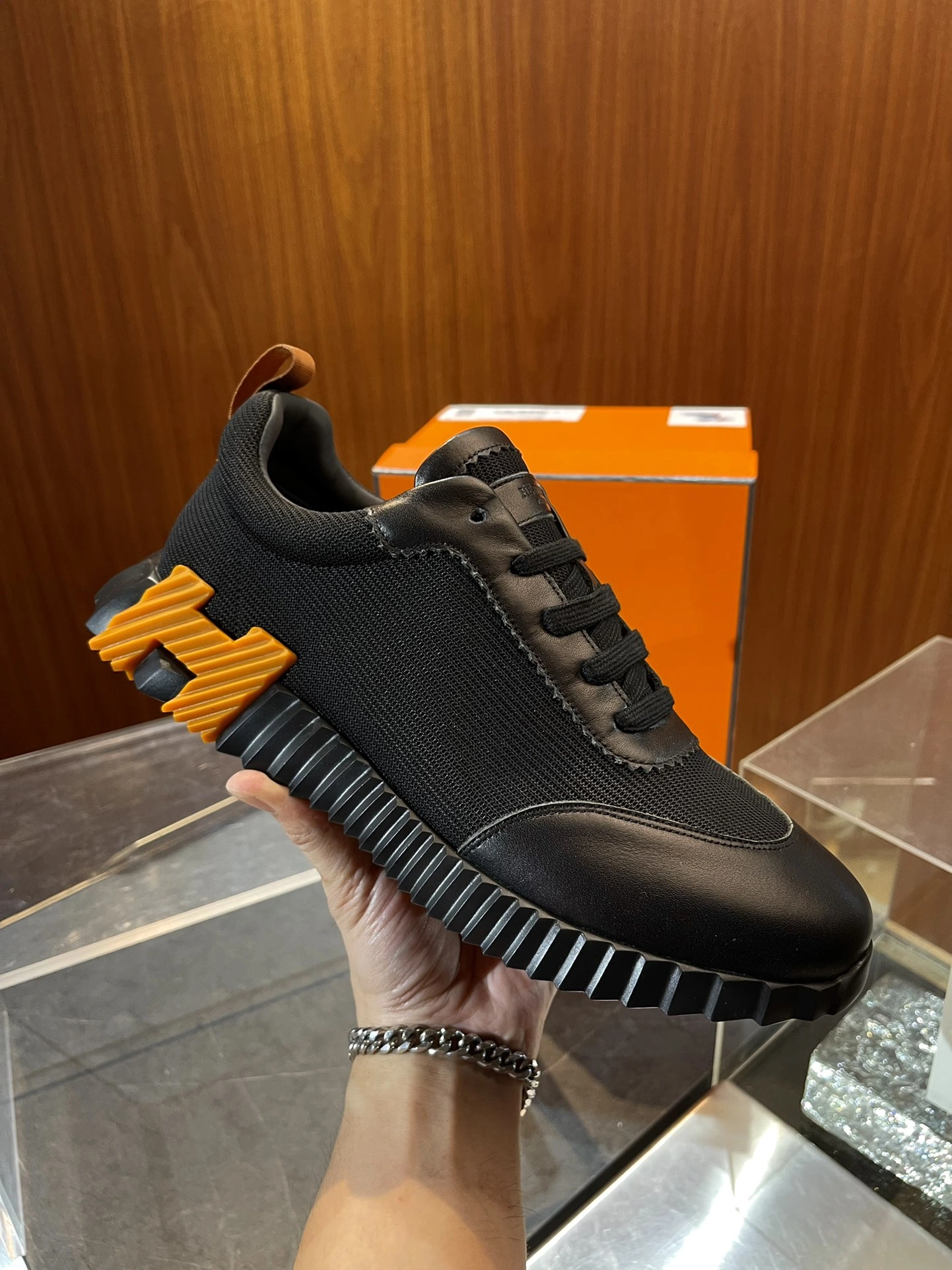 Sophisticated H*ermes Top Sneaker Low RR 20240814- 6827