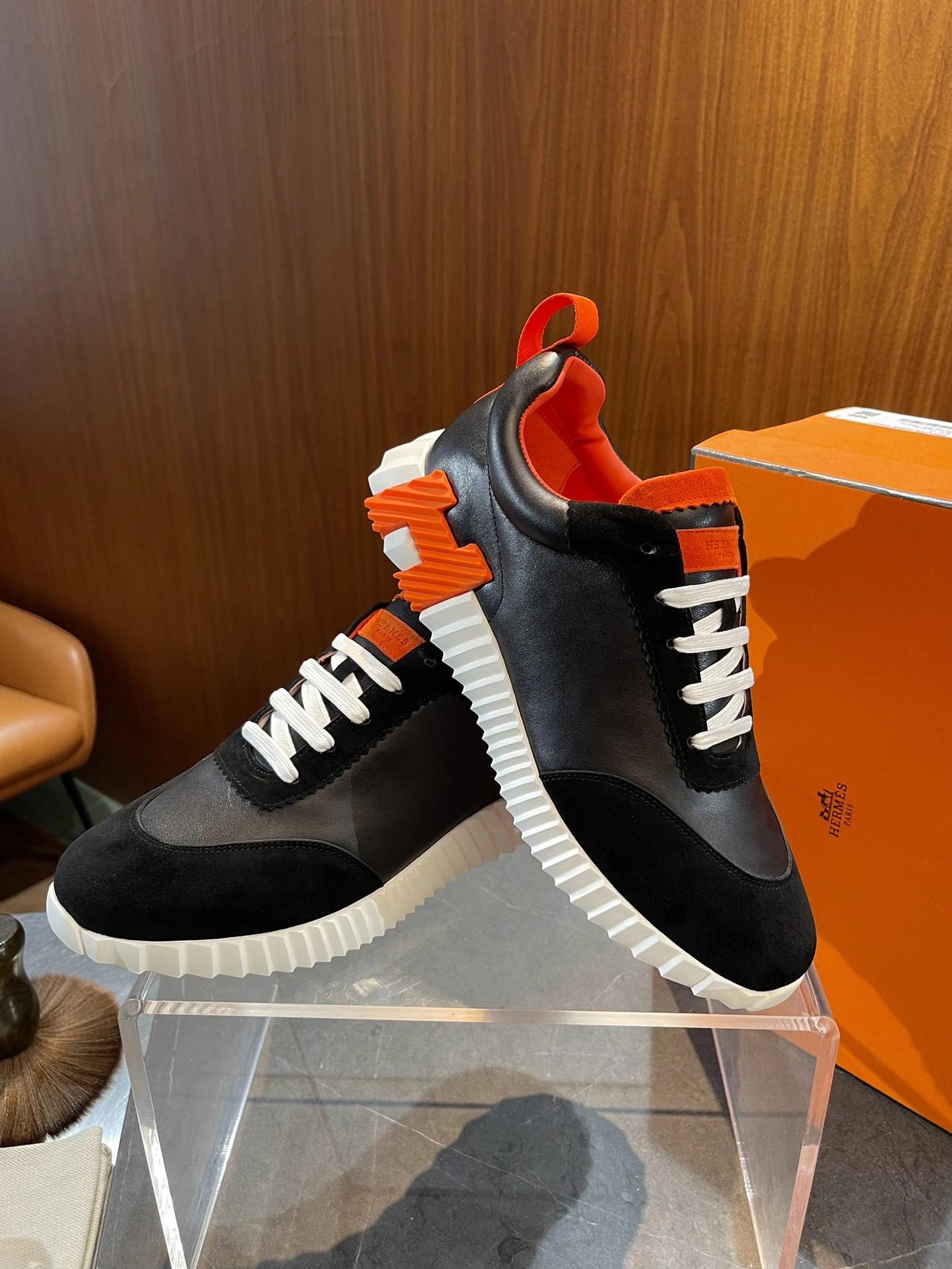 Sophisticated H*ermes Top Sneaker Low RR 20240814- 6827