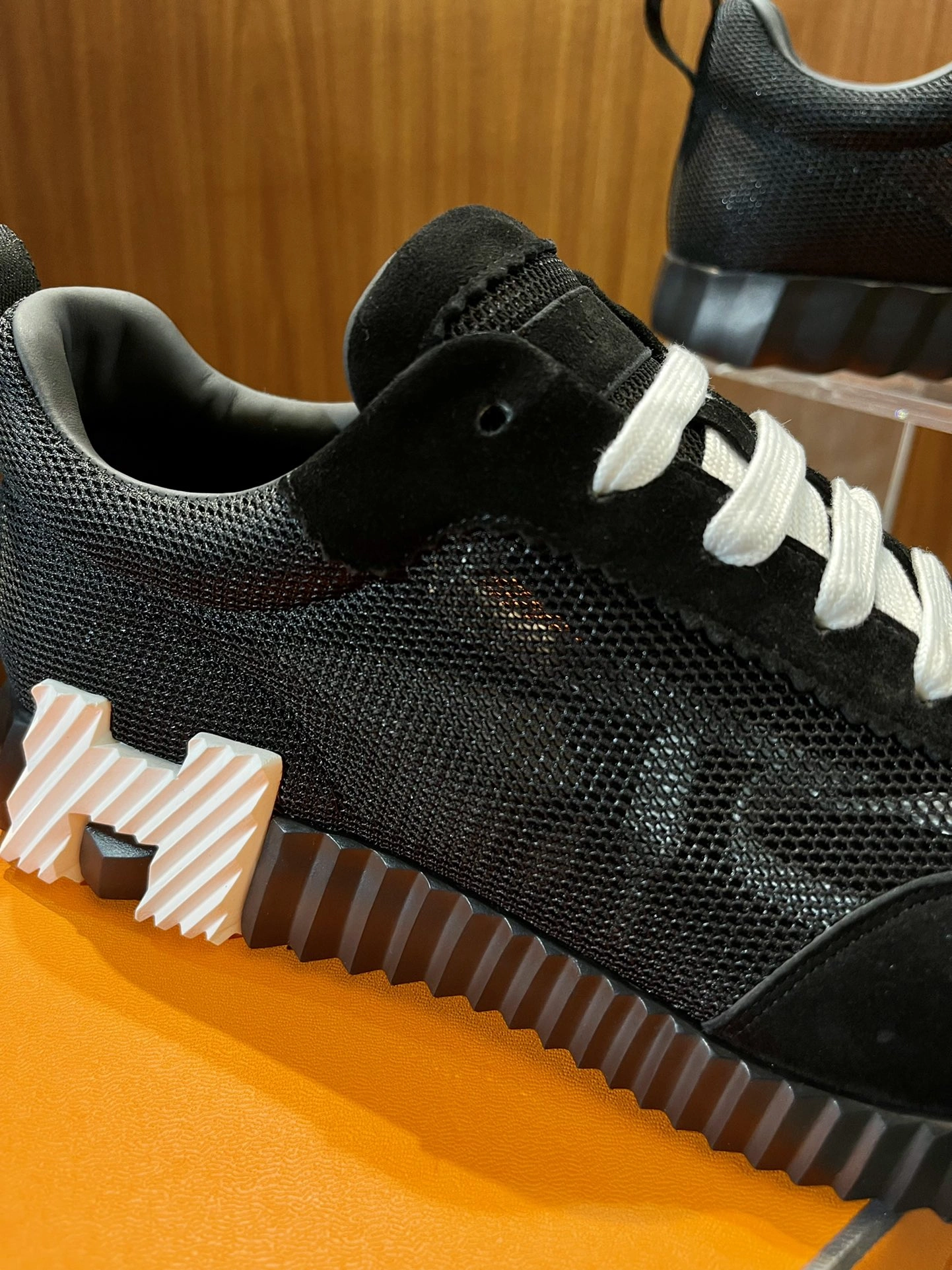 Sophisticated H*ermes Top Sneaker Low RR 20240814- 6827