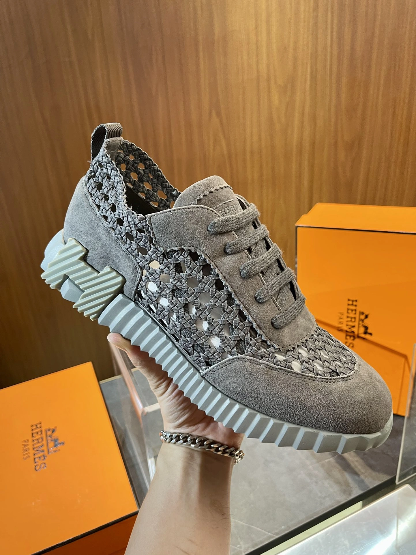 WeatherProof H*ermes Top Sneaker Low RR 20240815- 6822