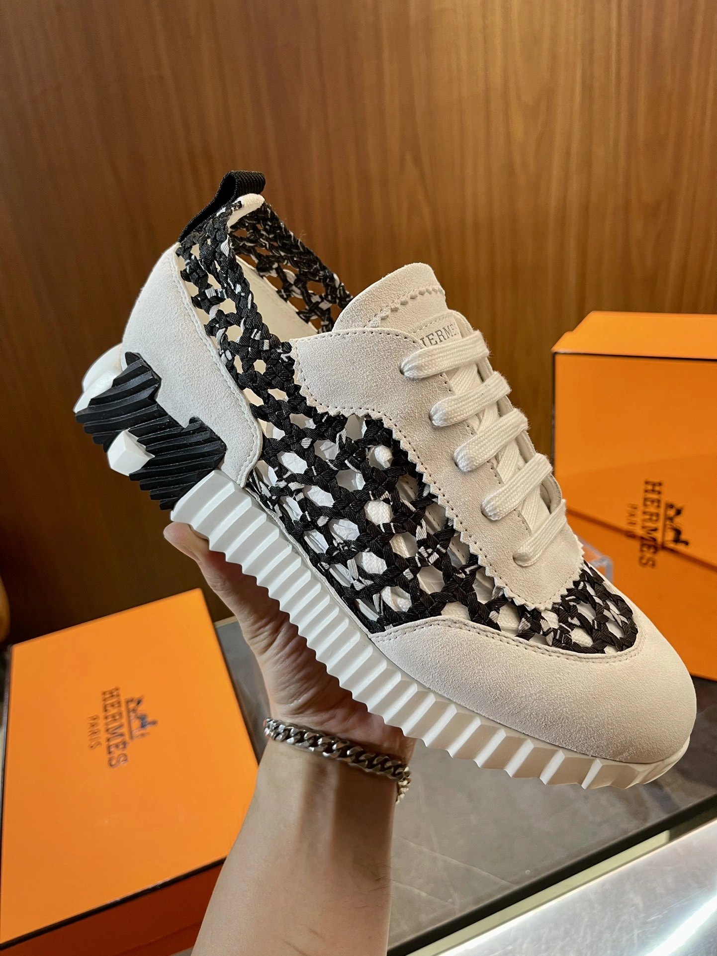 WeatherProof H*ermes Top Sneaker Low RR 20240815- 6822