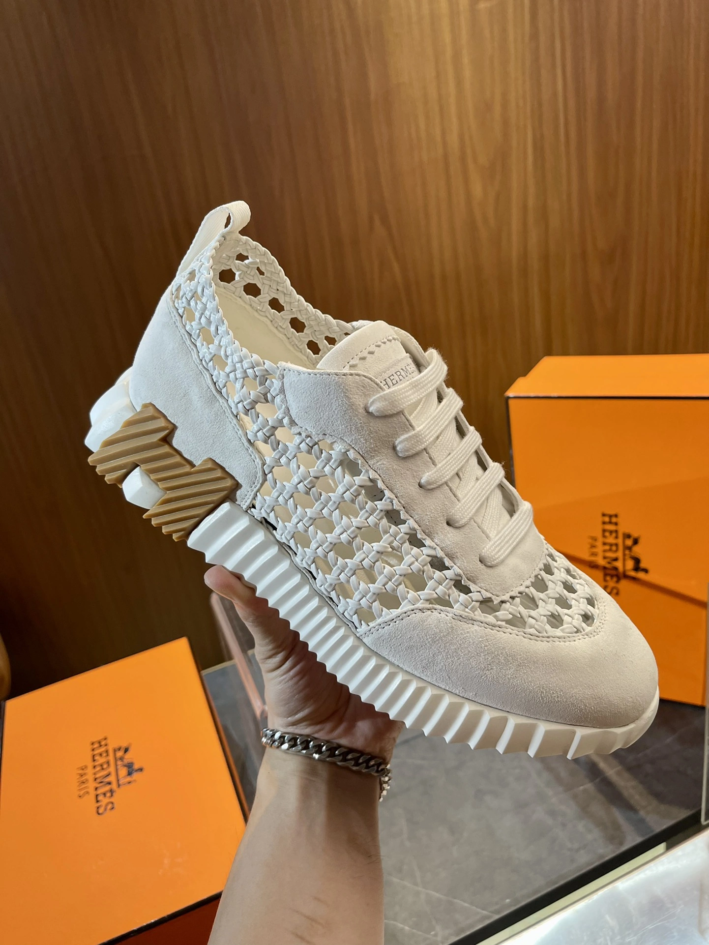 WeatherProof H*ermes Top Sneaker Low RR 20240815- 6822