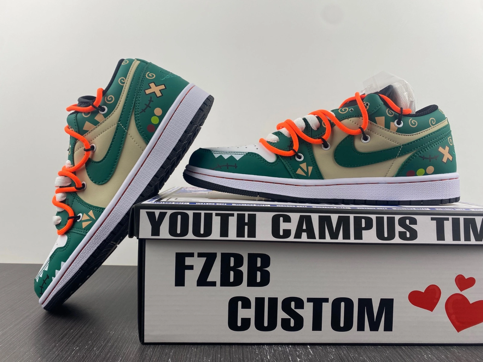 EasyCare Jordan 1 Custom Green MK221112- 1620