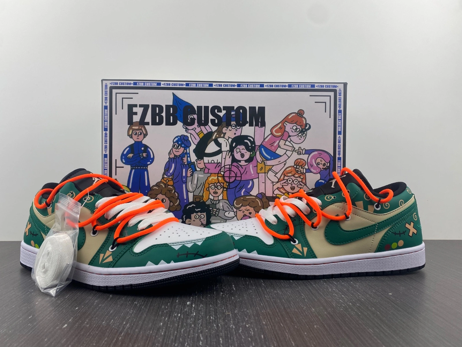 EasyCare Jordan 1 Custom Green MK221112- 1620