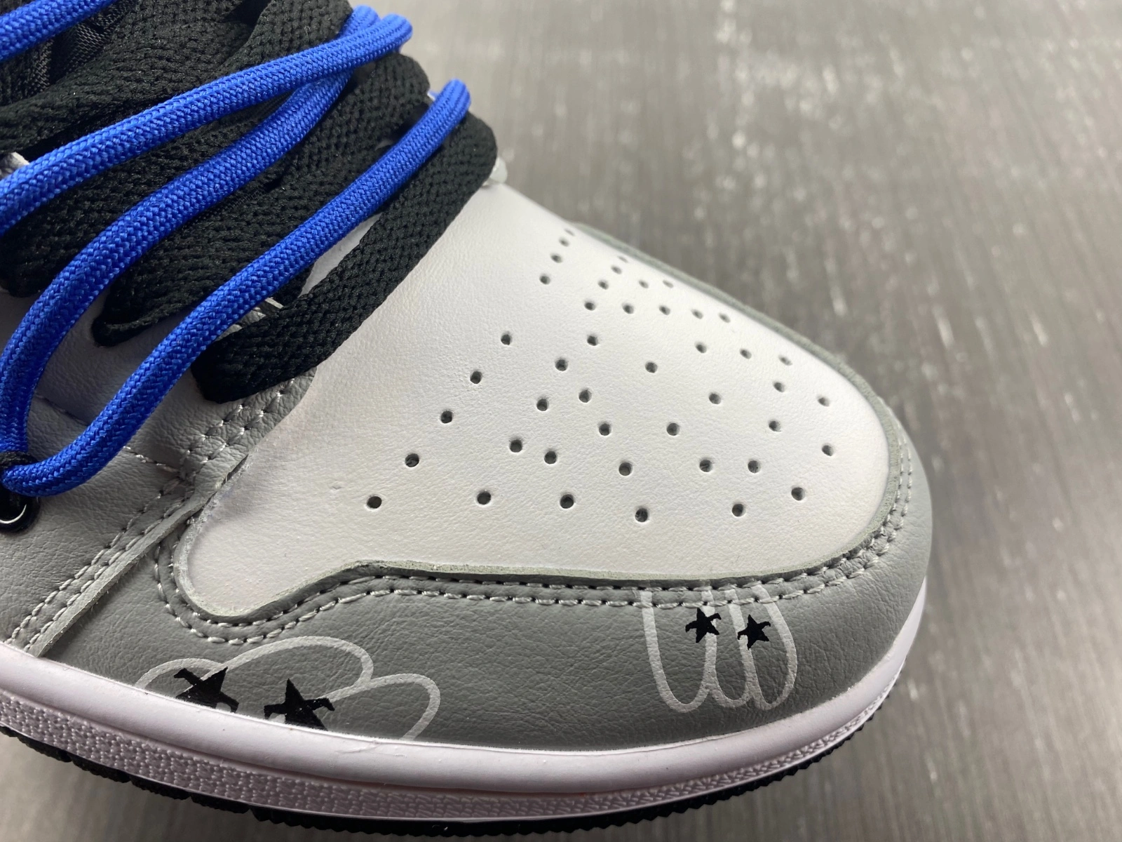 HighQuality Jordan 1 Custom Grey MK221112- 1619