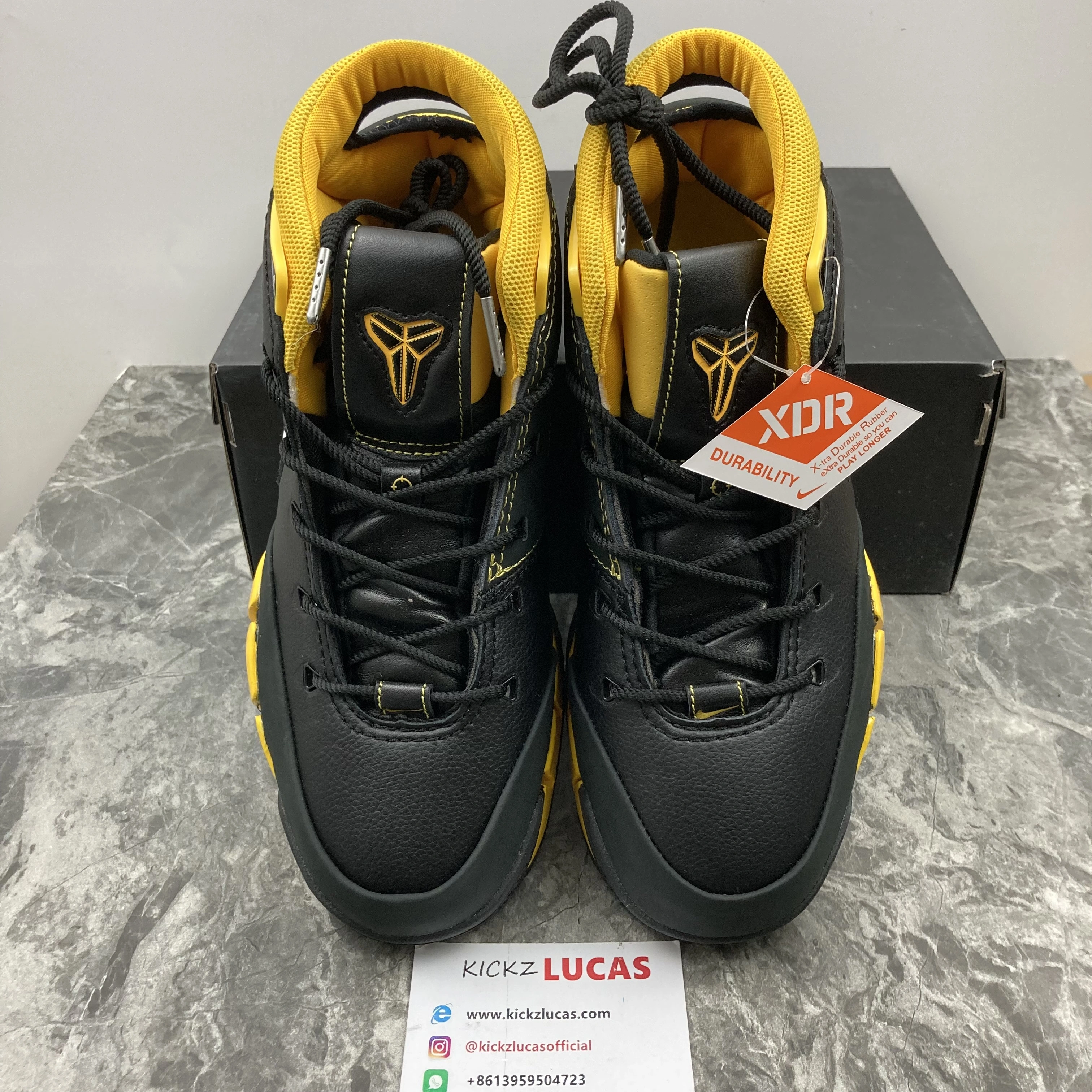 Kobe 1 Protro Black Maize AQ2728- Bold 1124