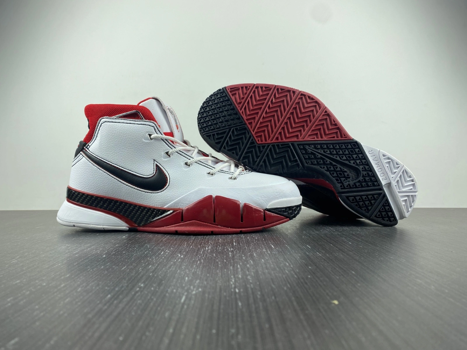 Kobe 1 Protro White Black Red (All Star) AQ2728- QuickDry 1117