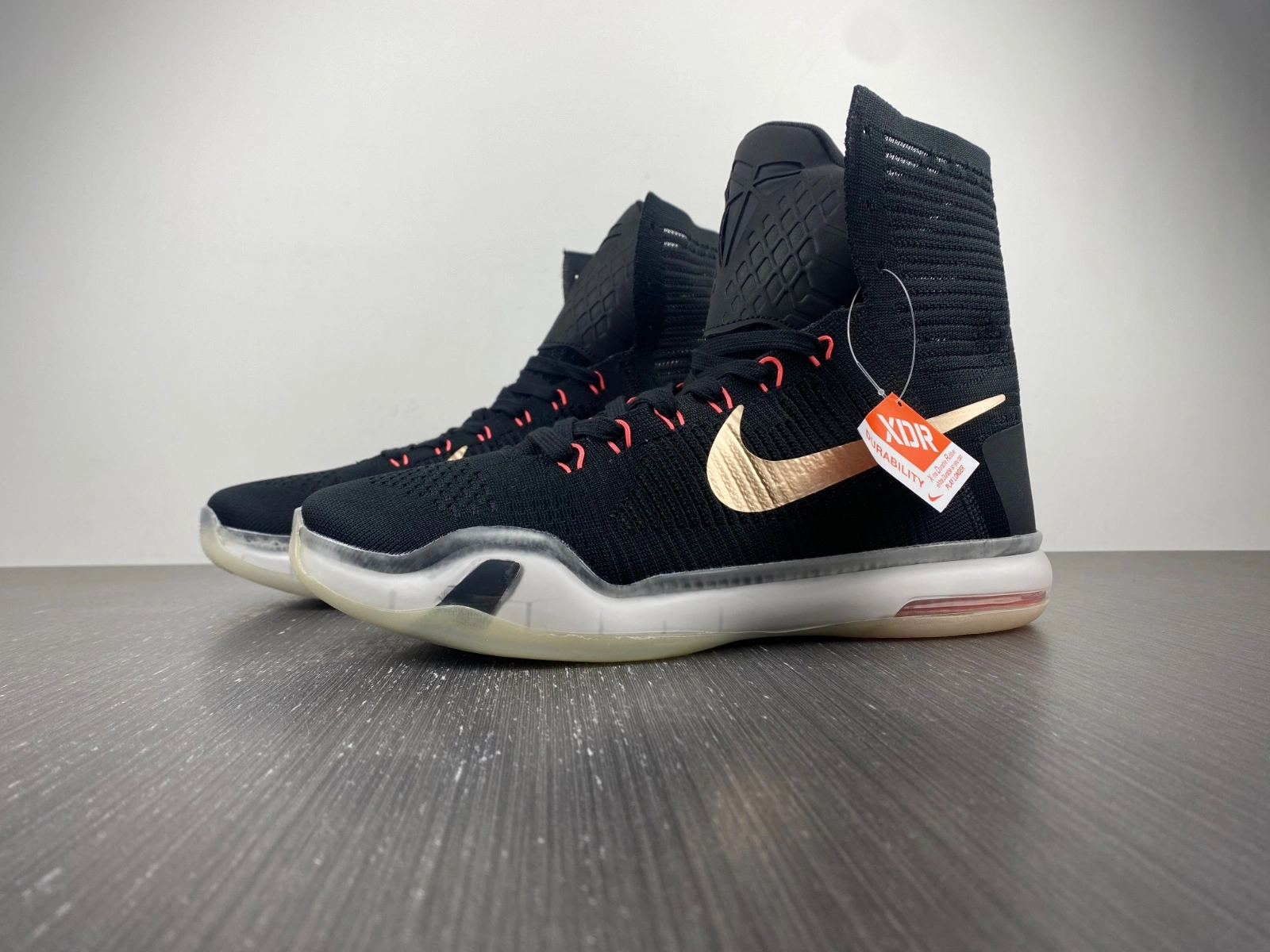 Kobe 10 Elite Rose Gold Black White Hot Lava Metal Red Bronze 718763- Attractive 1116