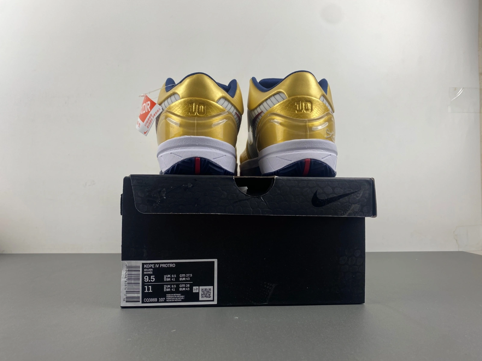 Kobe 4 Protro Gold CQ3869- Resilient 1044