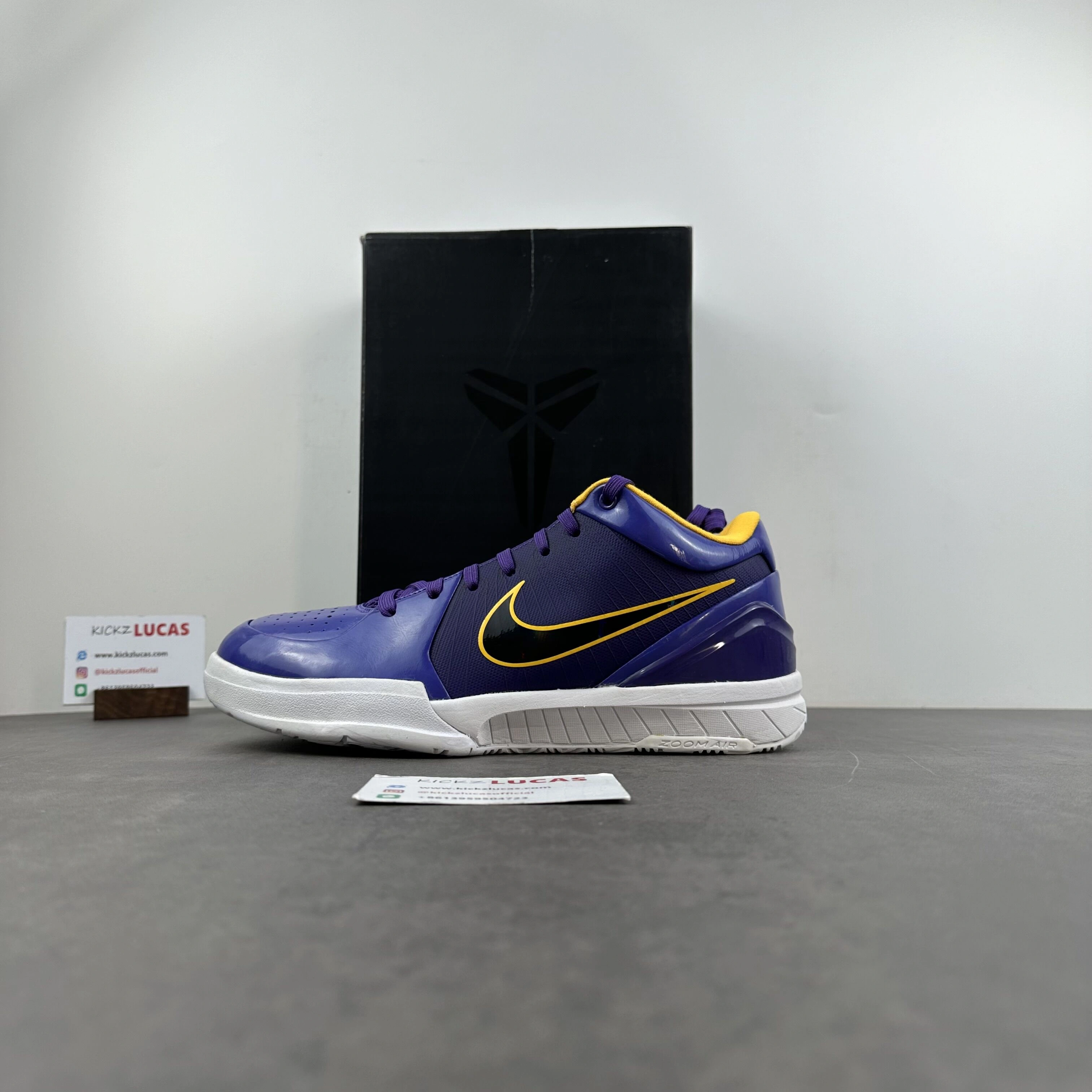 Attractive Kobe 4 Protro Undefeated Los Angeles Lakers CQ3869- 1081