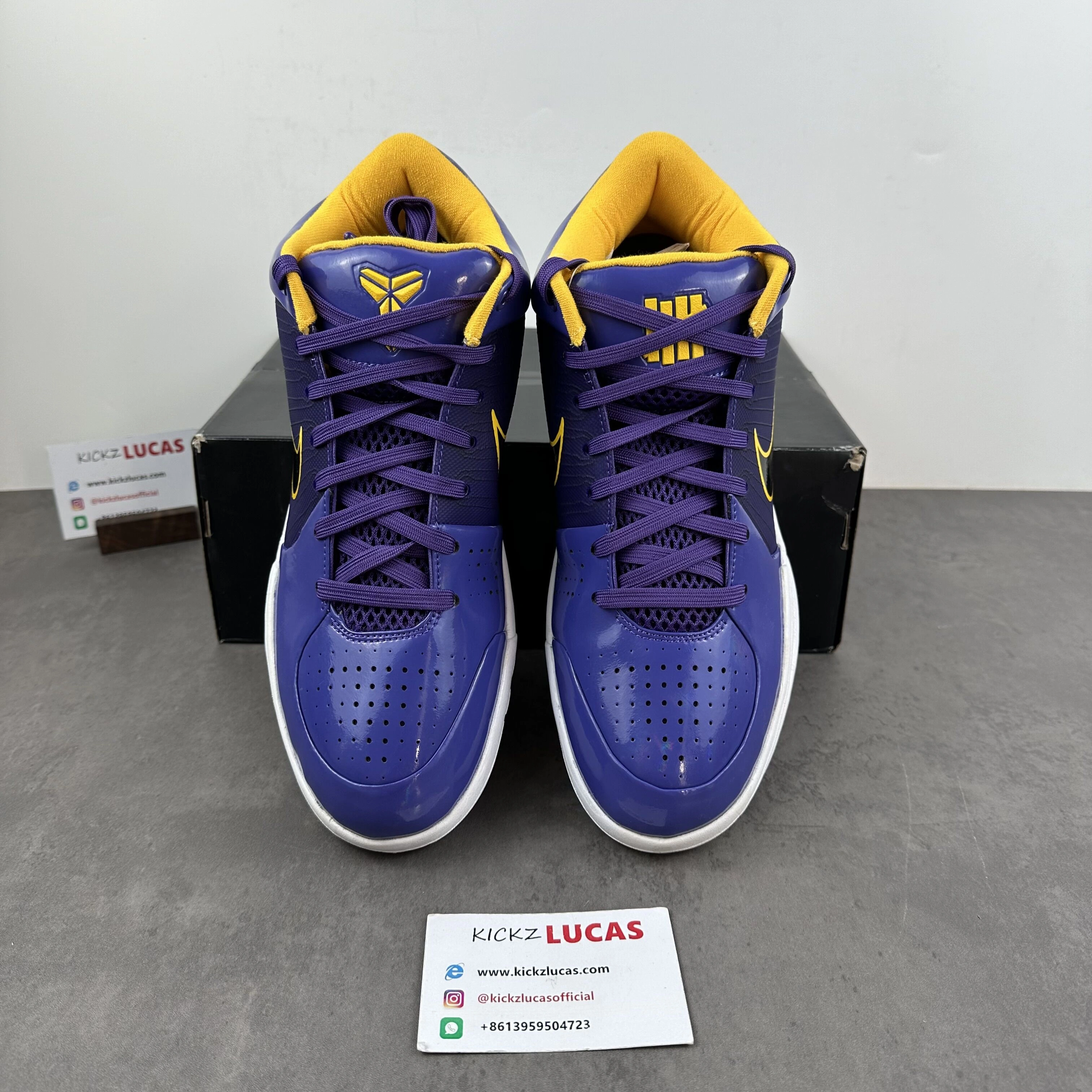 Attractive Kobe 4 Protro Undefeated Los Angeles Lakers CQ3869- 1081