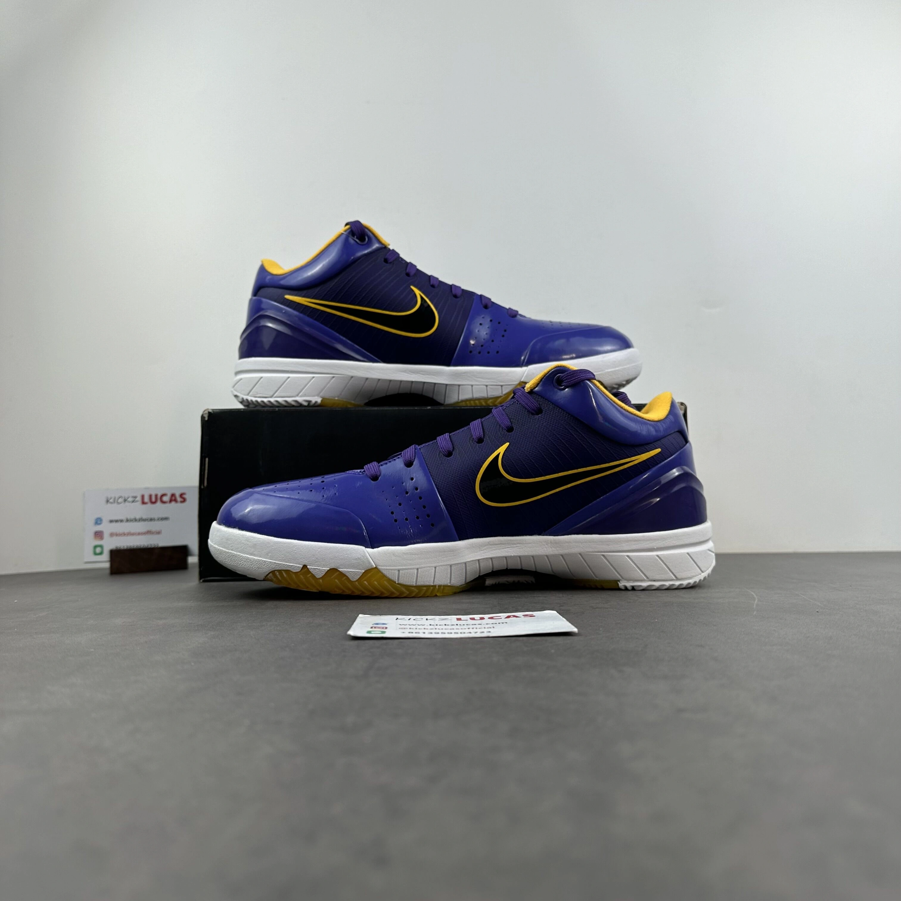 Attractive Kobe 4 Protro Undefeated Los Angeles Lakers CQ3869- 1081