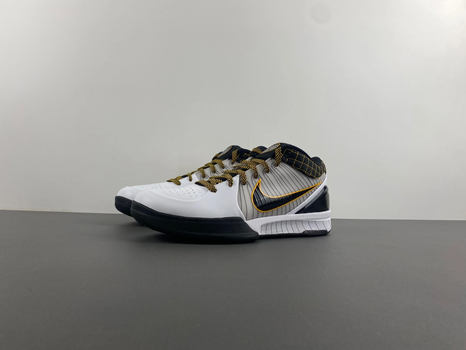 Kobe 4 Protro White Black Del Sol AV6339- Durable 1012