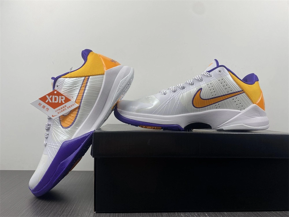 Comfortable Kobe 5 Lakers 386429-102 386430- 1131