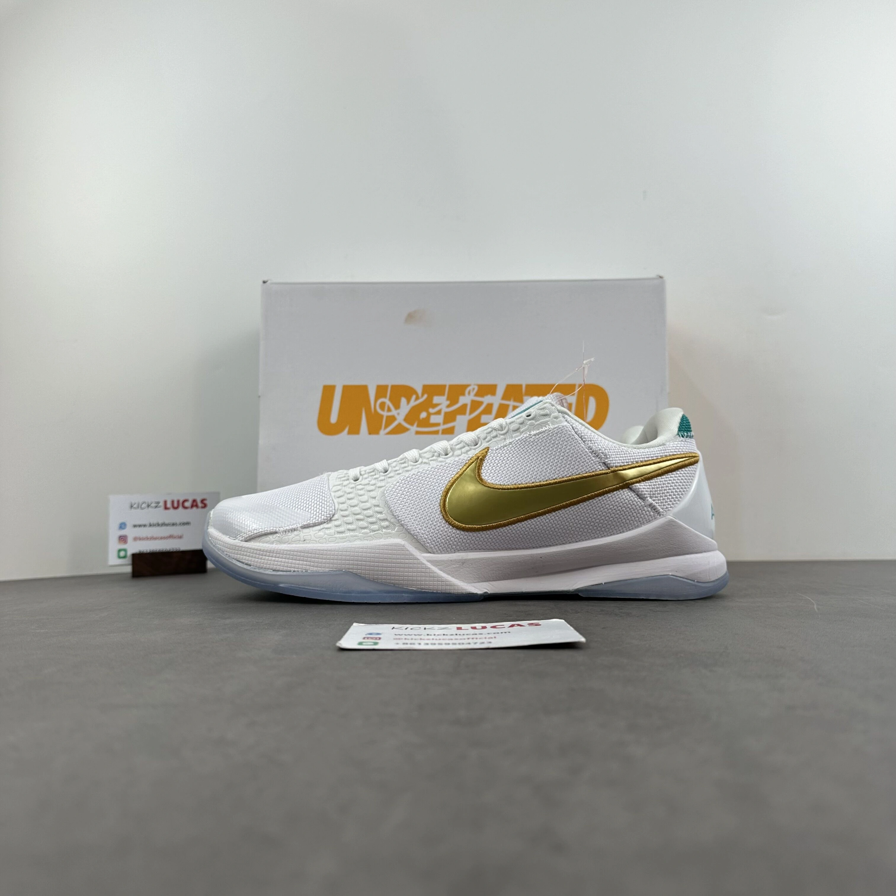 Breathable Kobe 5 Protro Undefeated What If White DB4796 1077