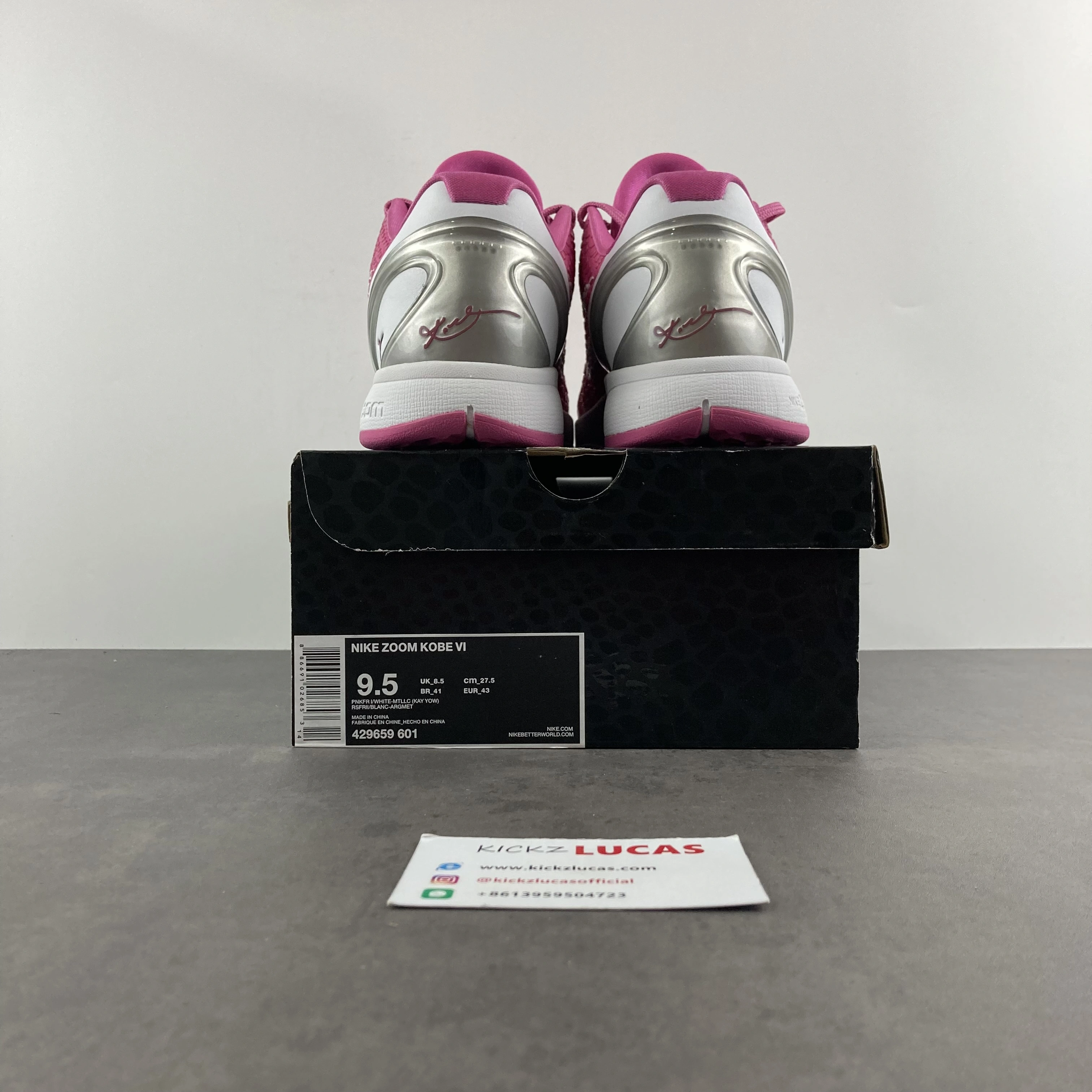 Comfortable Kobe 6 Kay Yow Think Pink 429659- 1121