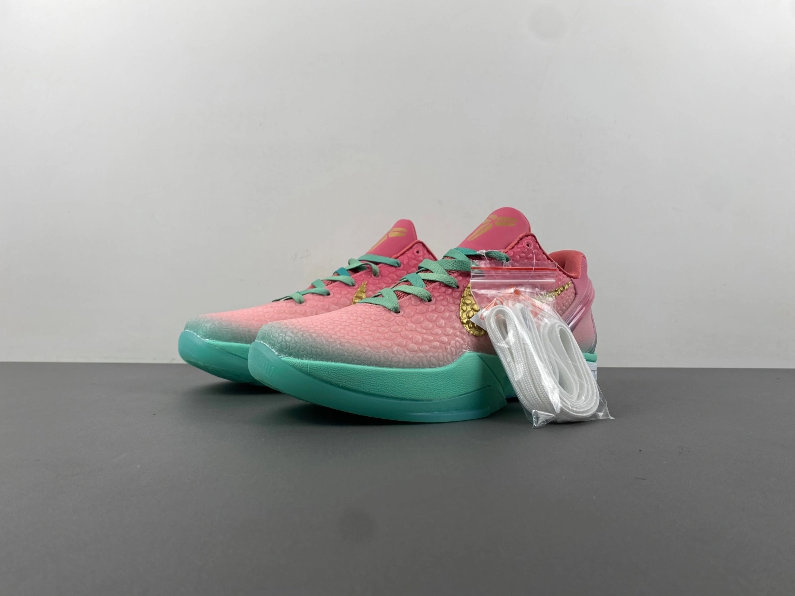 Kobe 6 Pink Gold Green CM2190- Breathable 1048
