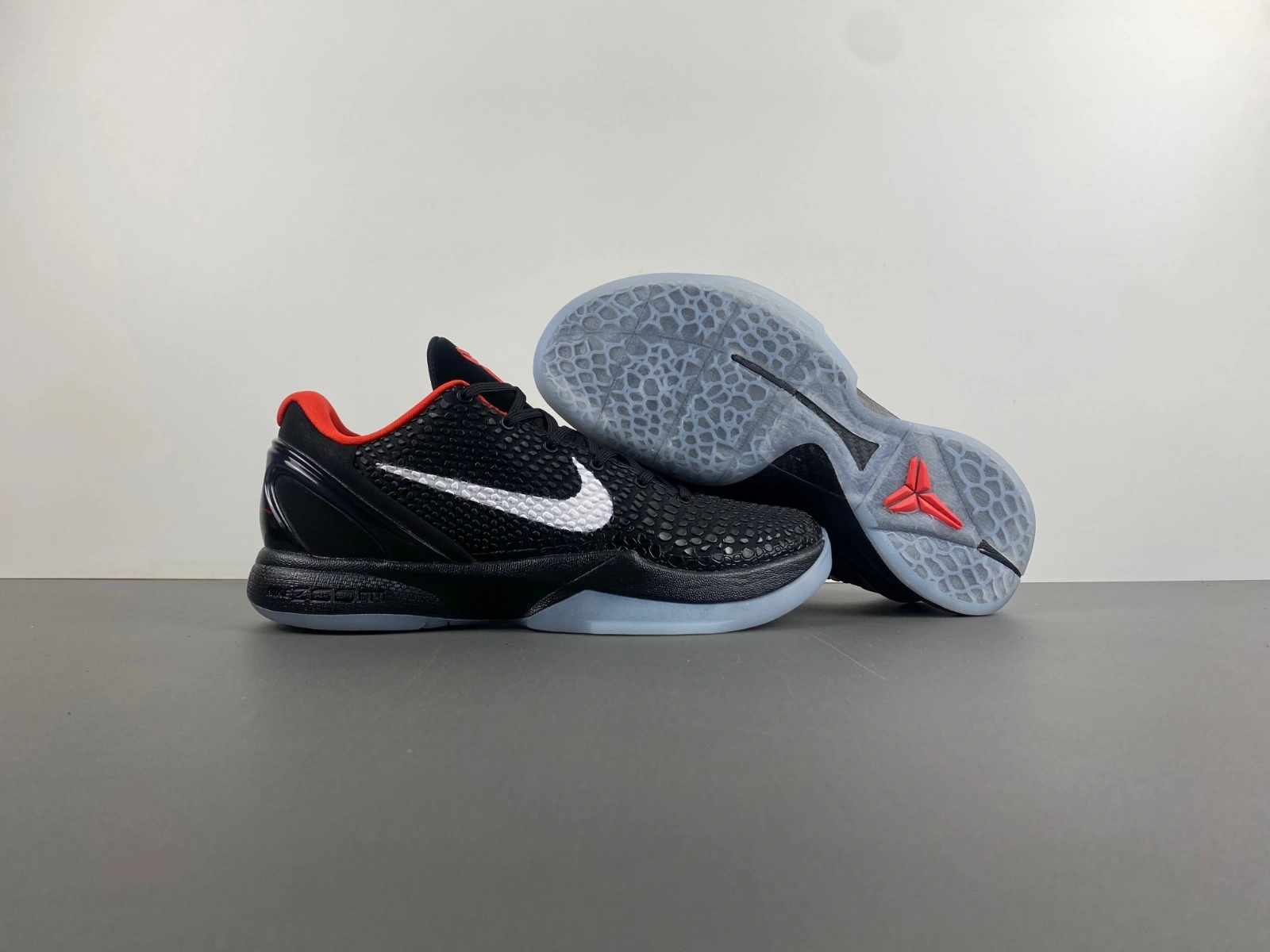 Affordable Kobe 6 Protro Black Red CW2190- 999