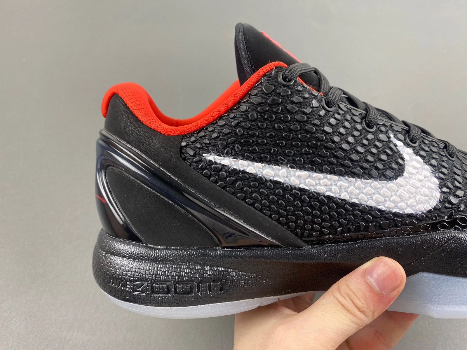 Affordable Kobe 6 Protro Black Red CW2190- 999