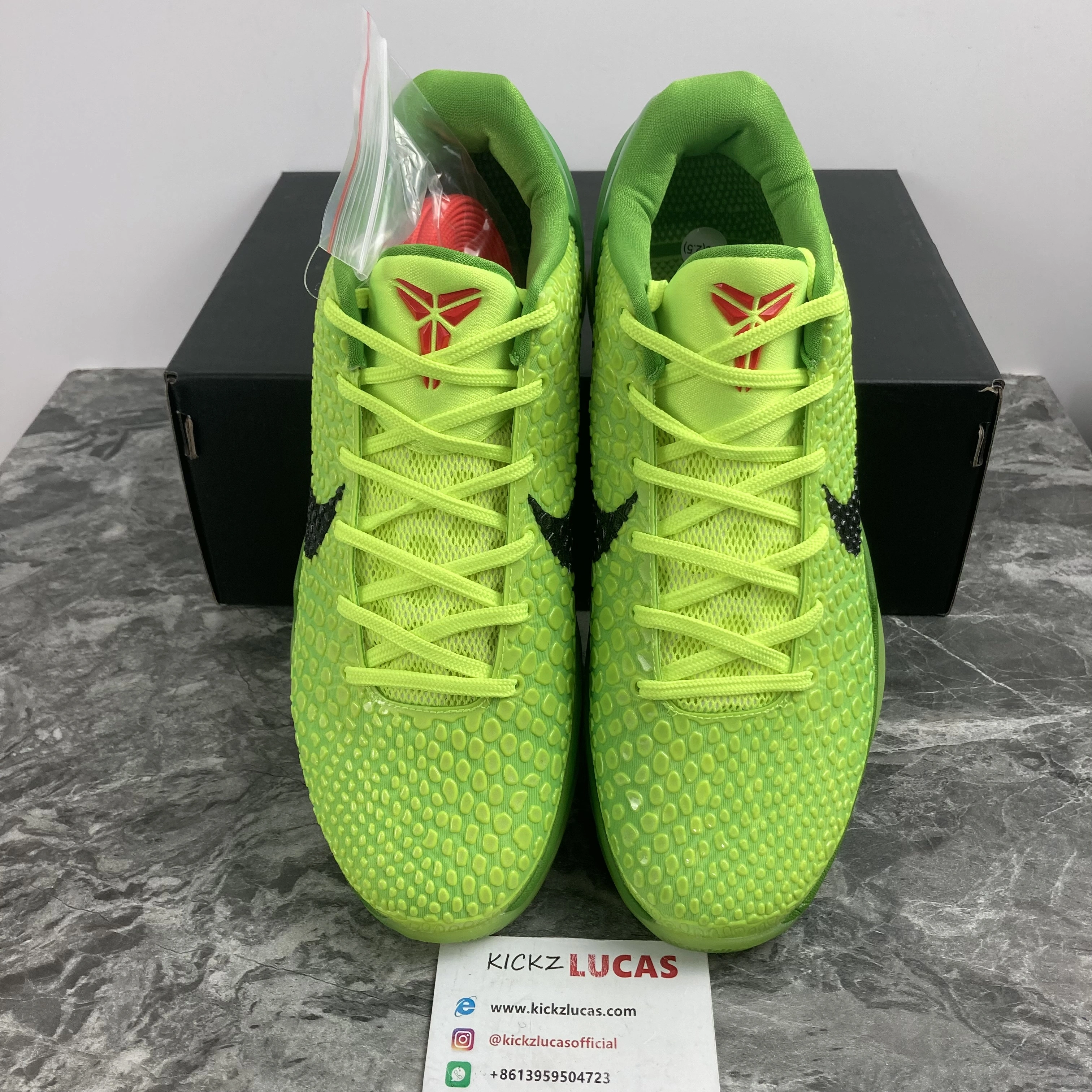 Sophisticated Kobe 6 Protro Grinch CW2190- 1130