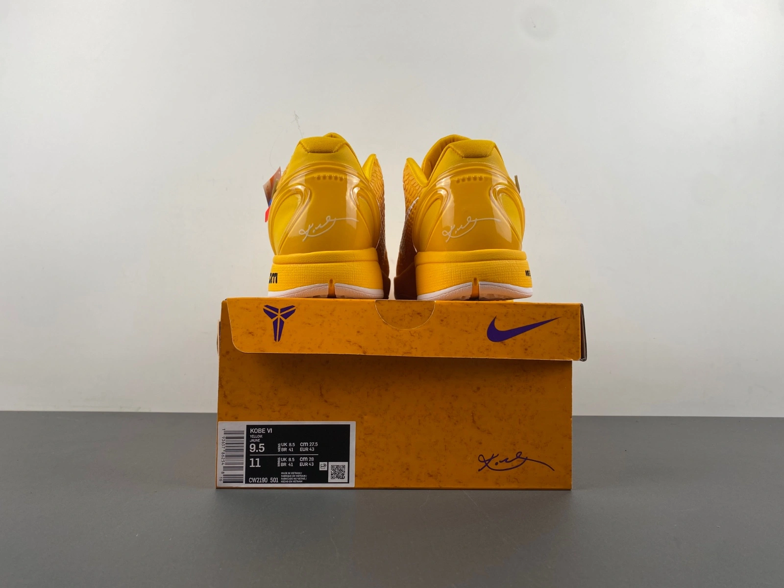 Kobe 6 Protro Off white yellow CW2190- WellDesigned 1026